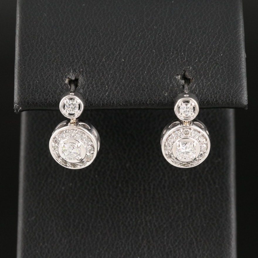 14K 0.67 CTW Diamond Earrings