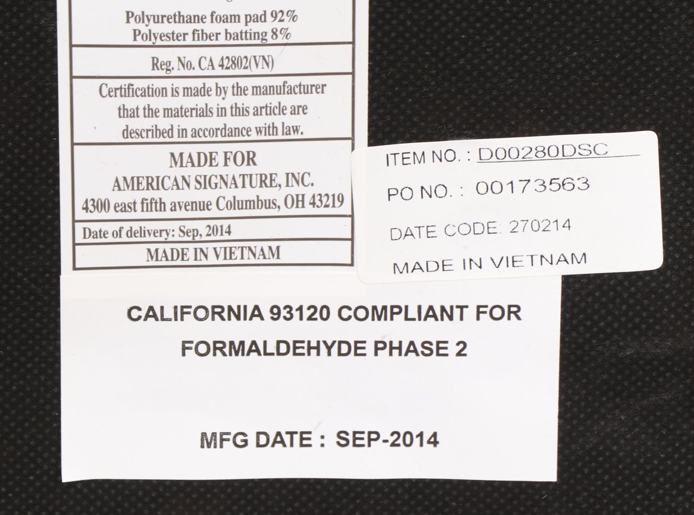 American Signature "Esquire" Faux Leather Upholstered Side Chairs