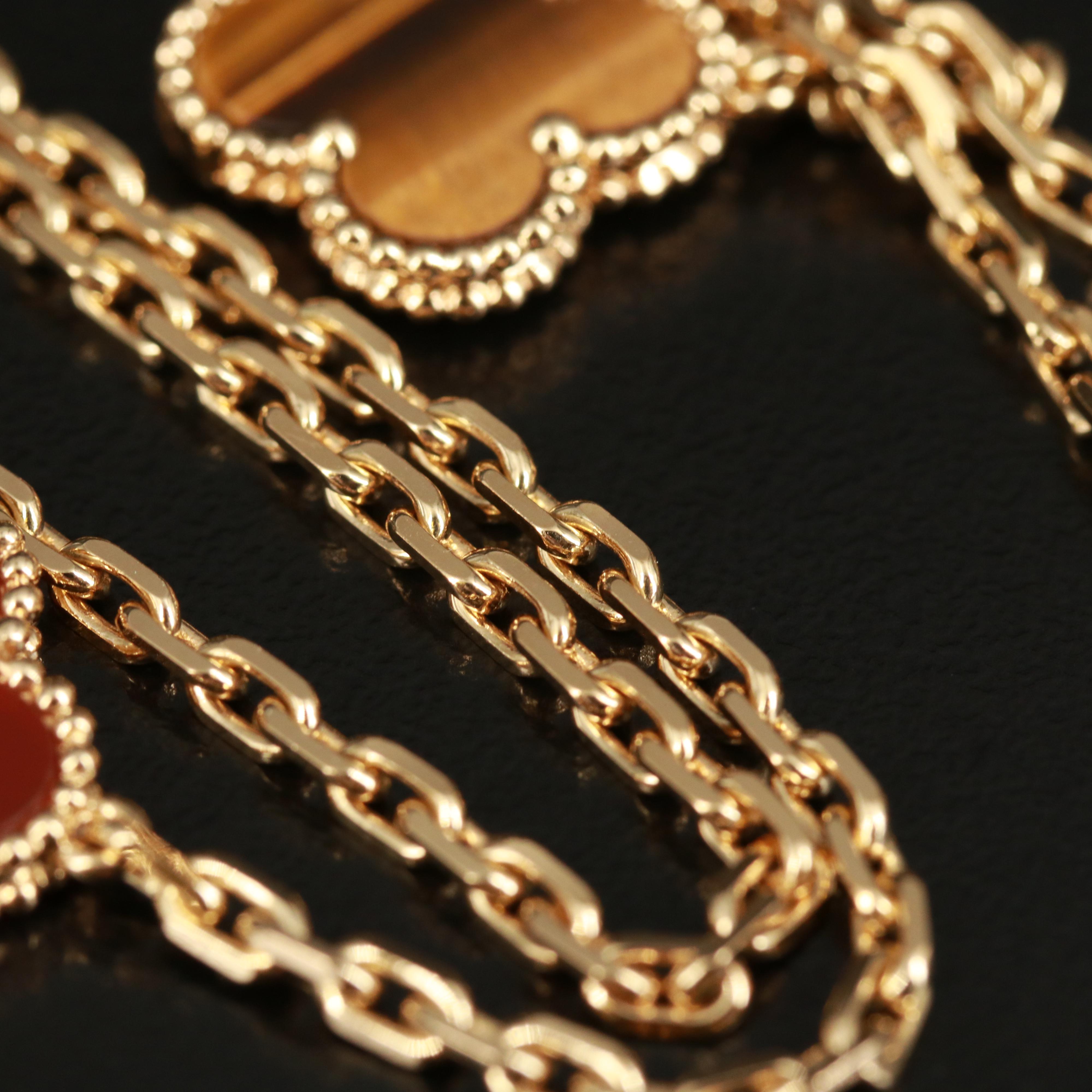 Van Cleef & Arpels "Magic Alhambra" 6 Motif Necklace