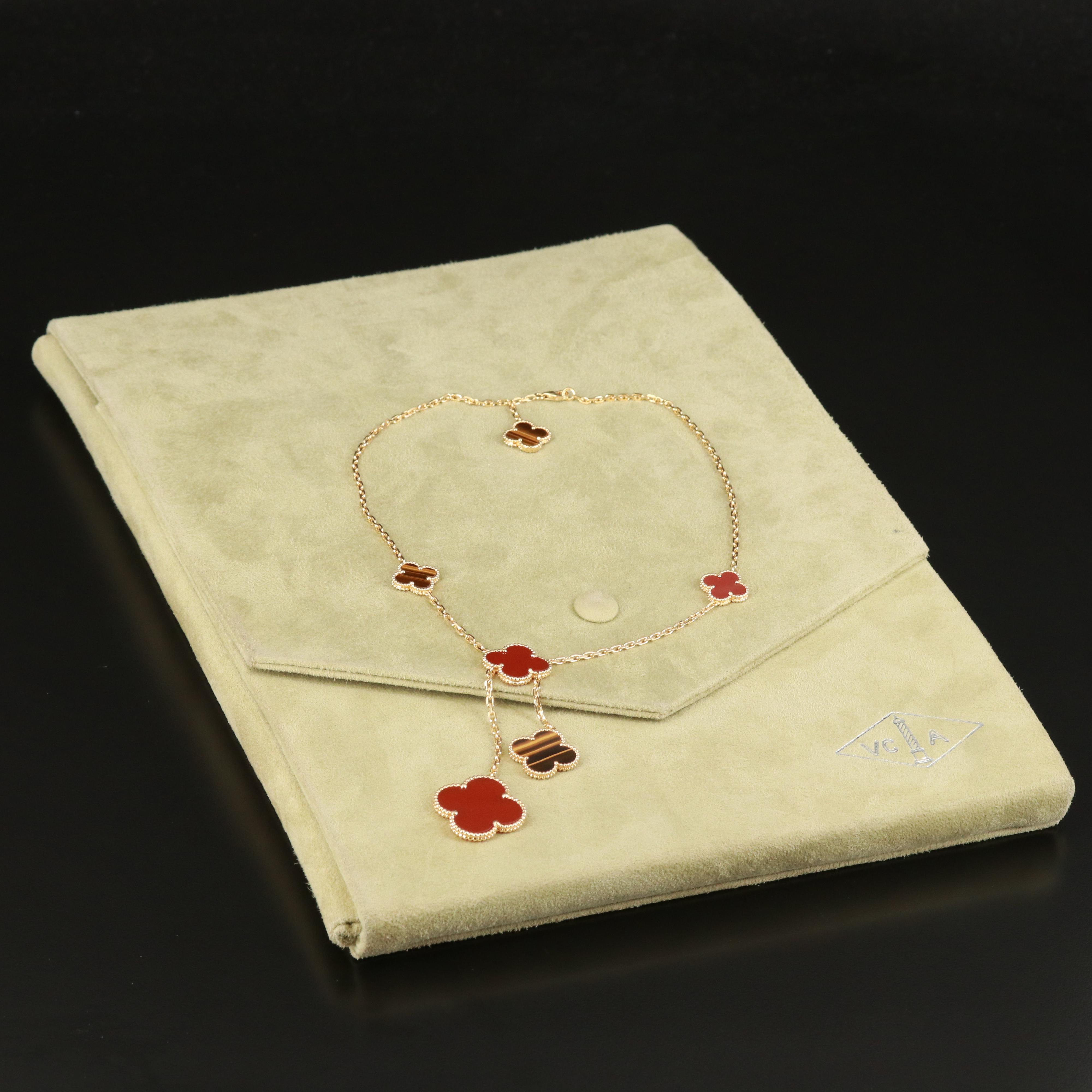 Van Cleef & Arpels "Magic Alhambra" 6 Motif Necklace