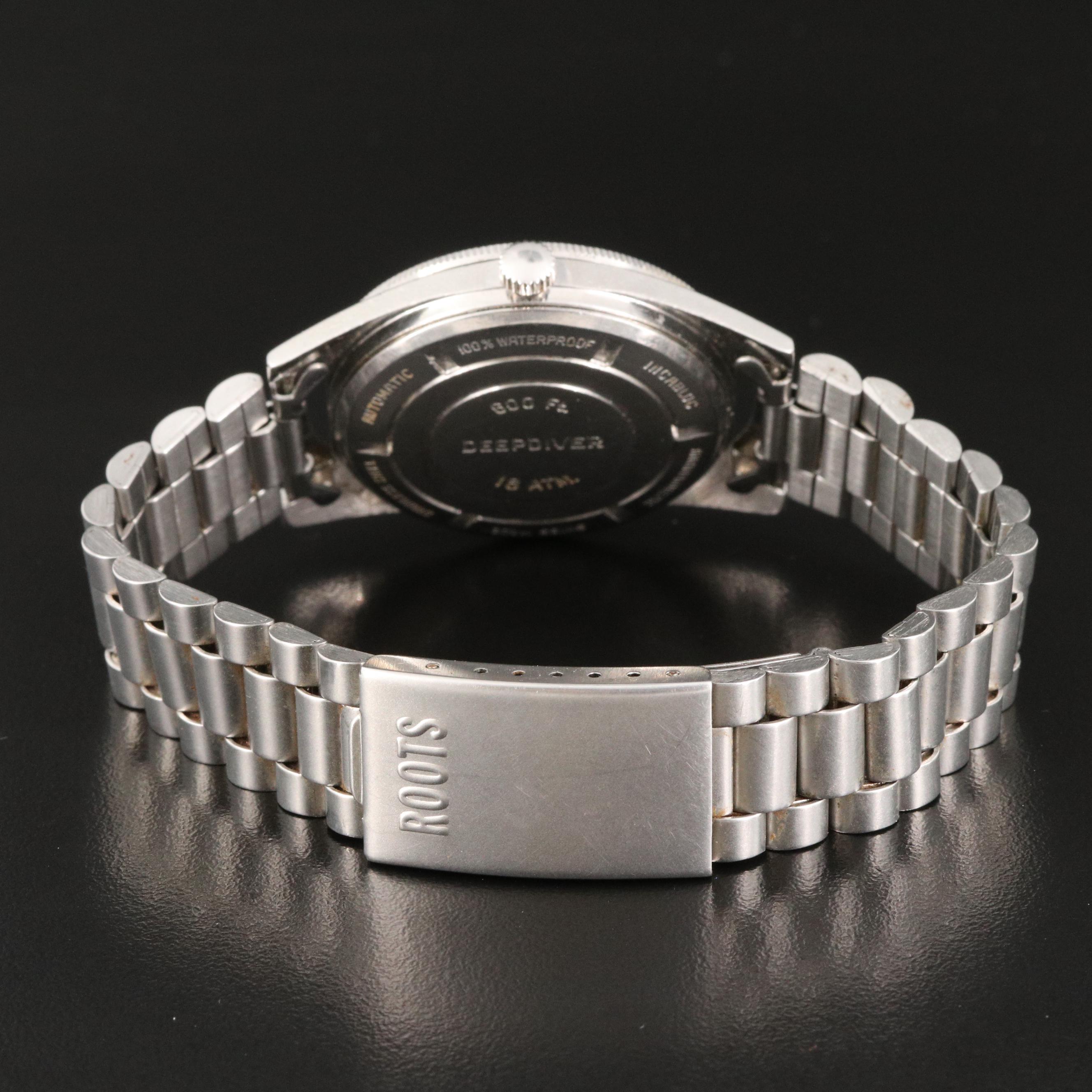 Paul LeGrande "Deep Diver" Stainless Steel Watch