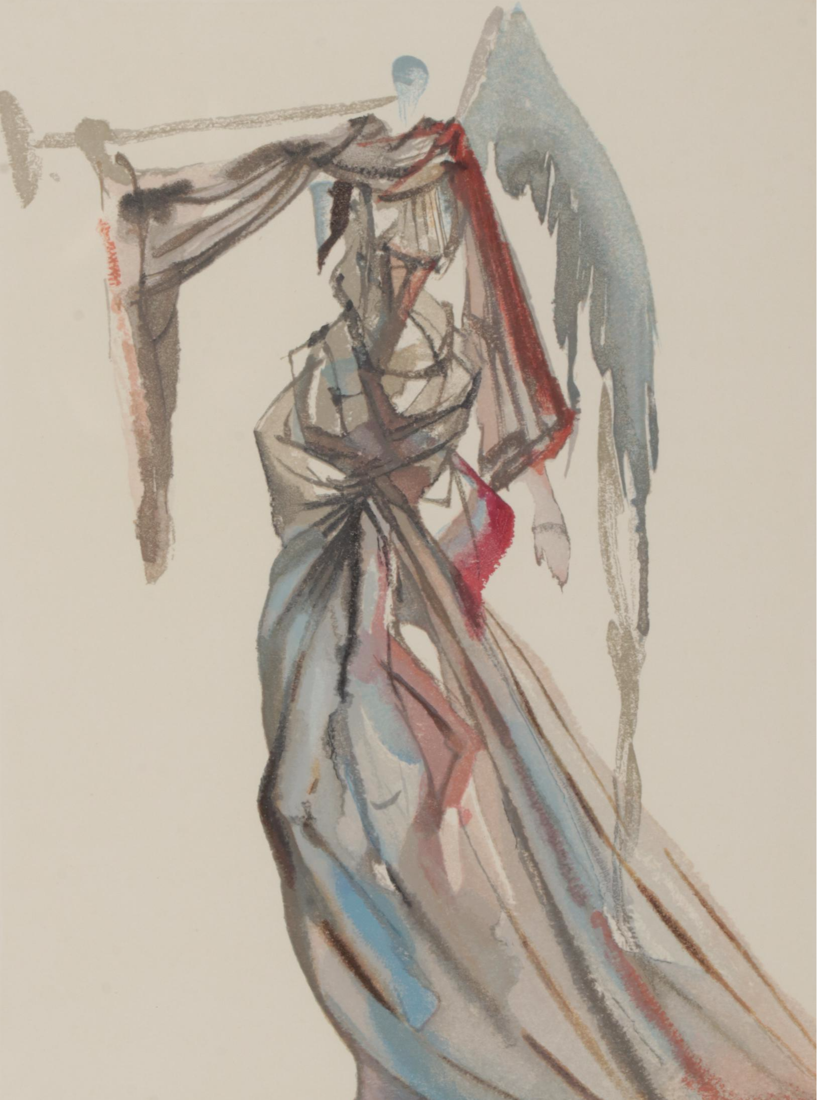 Salvador Dalí Wood Engraving "L’ange du soleil"