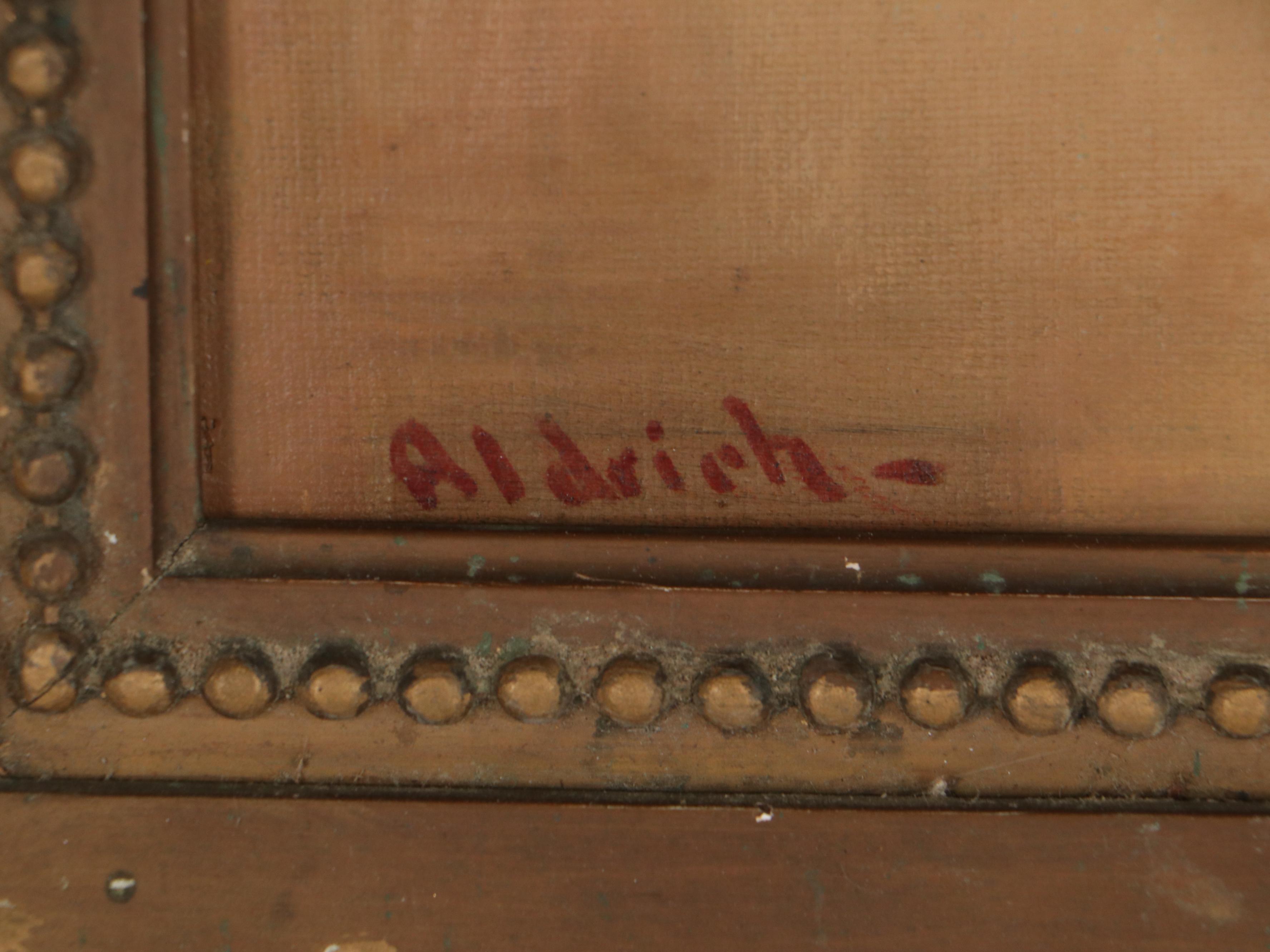 Aldrich Portrait Oil Painting