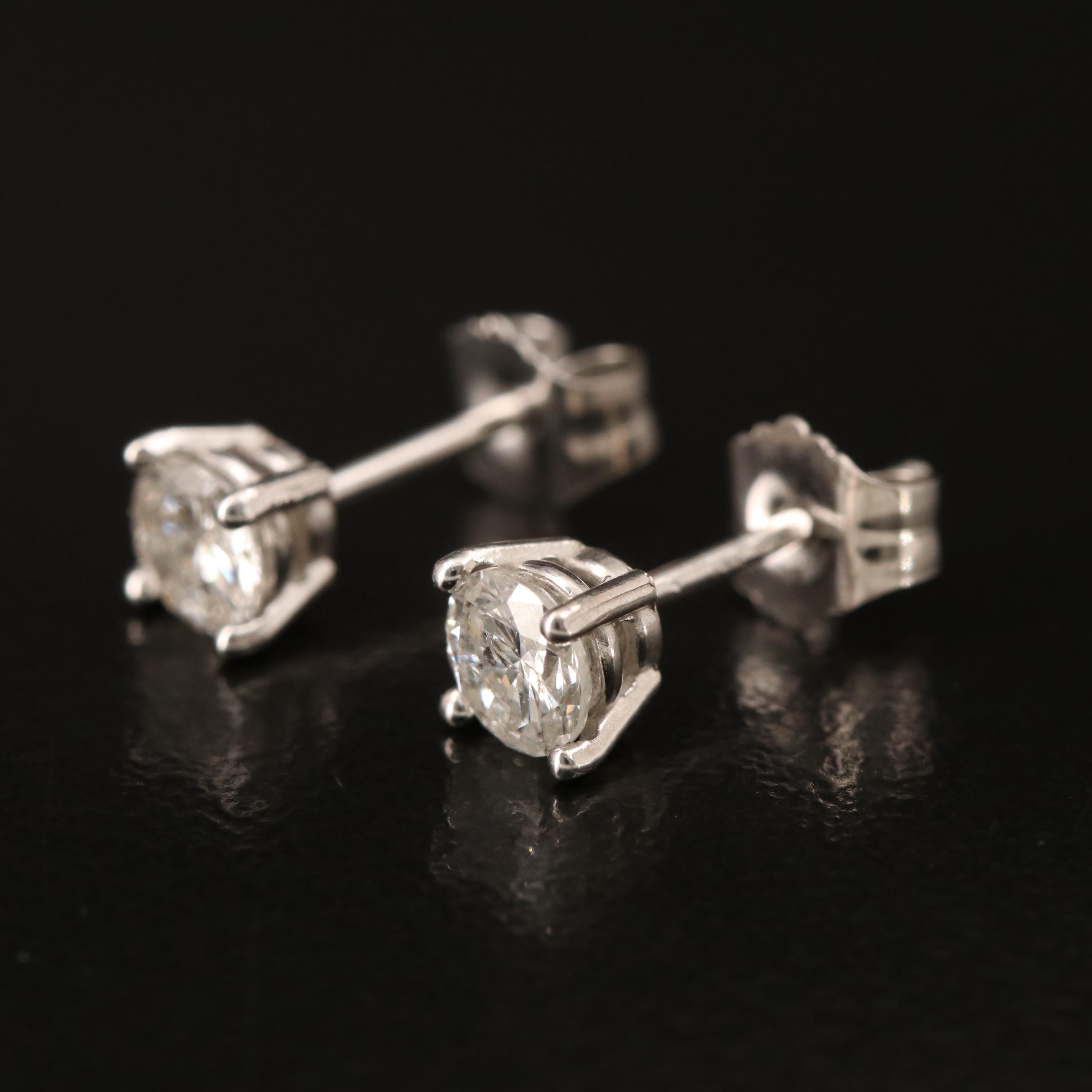14K 0.48 CTW Diamond Stud Earrings