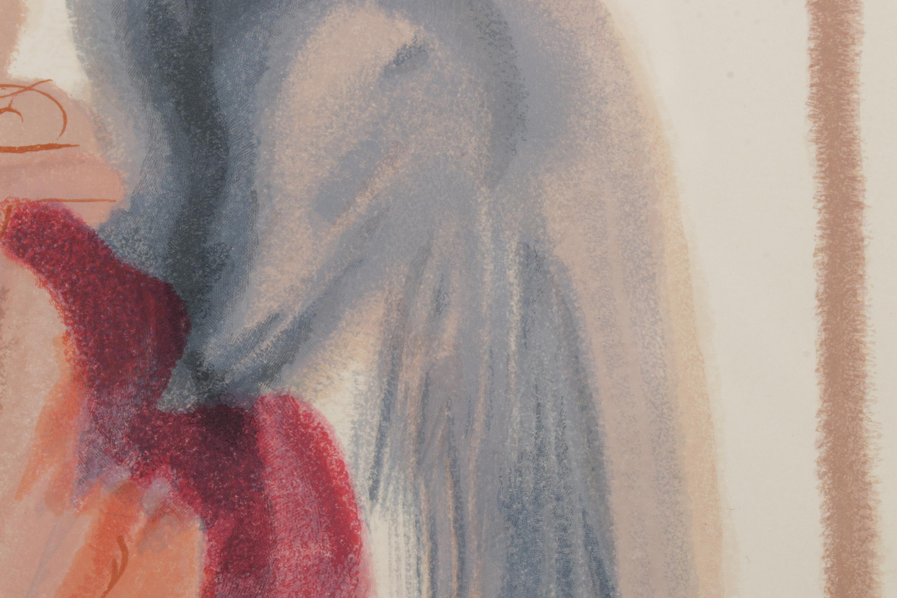 Salvador Dalí Wood Engraving "Le ciel de Mercure"