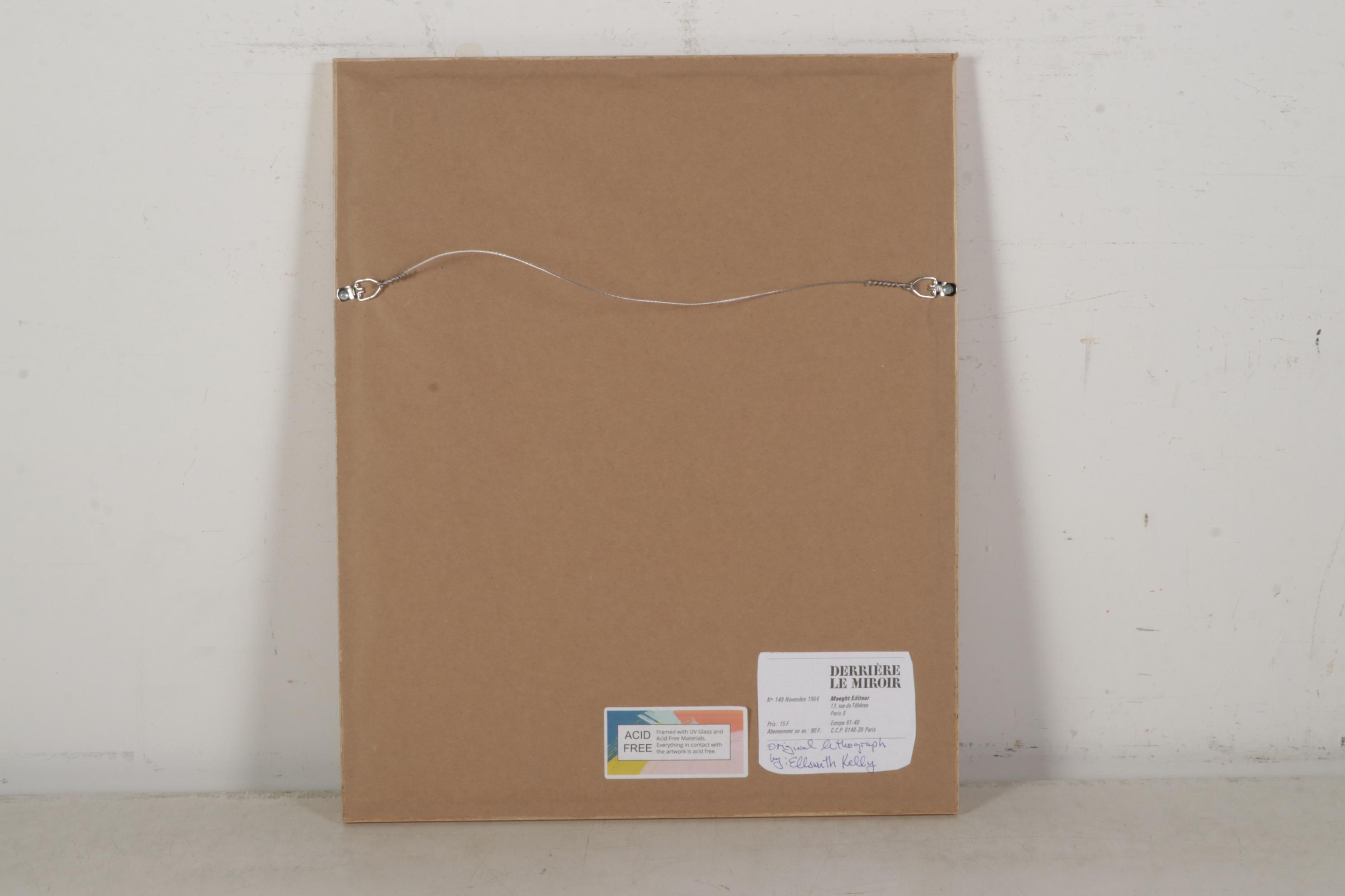 Ellsworth Kelly Color Lithograph for "Derrière le Miroir," 1964