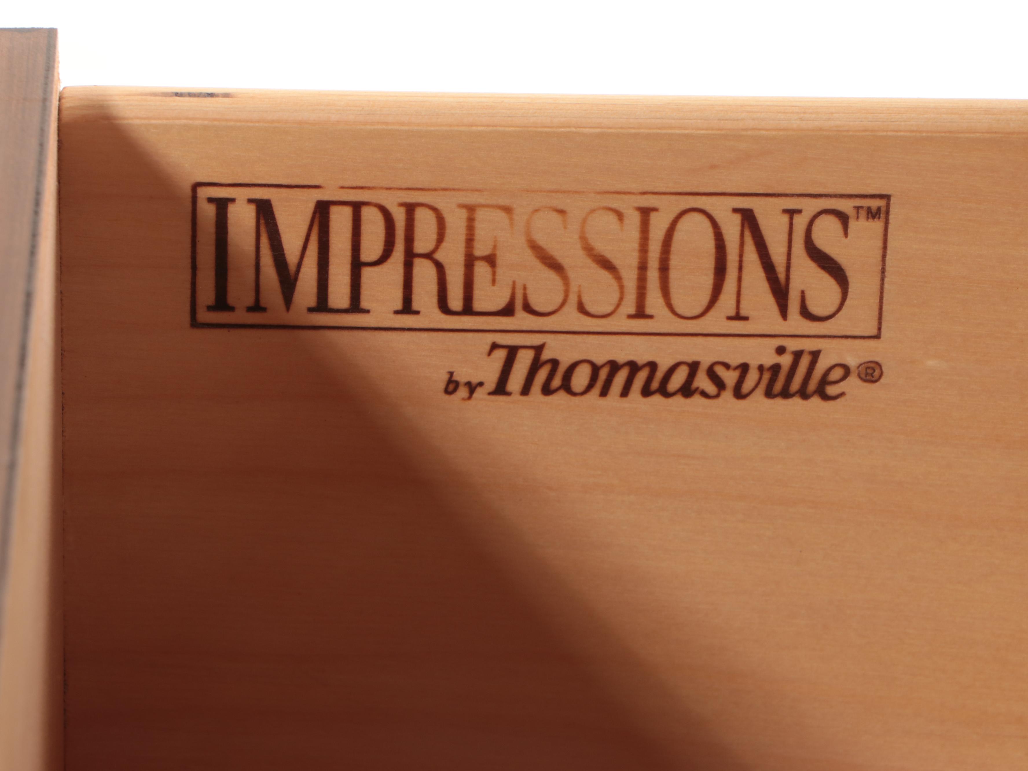 Thomasville "Impressions" Birch Display Cabinet