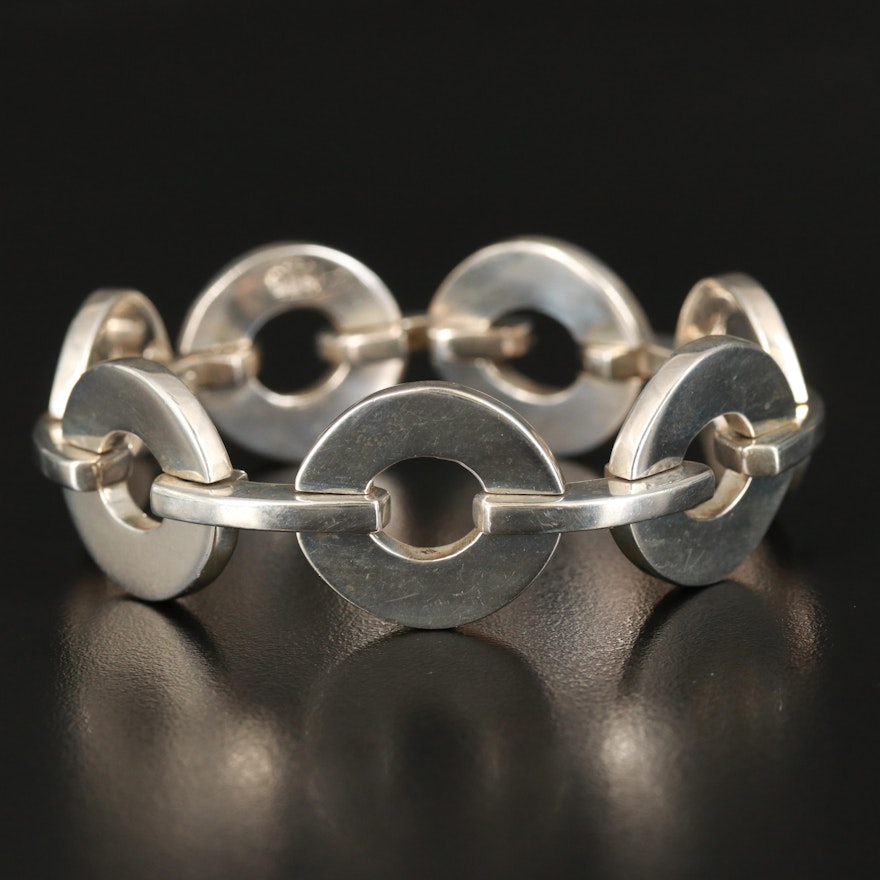 Sterling Oval Link Bracelet