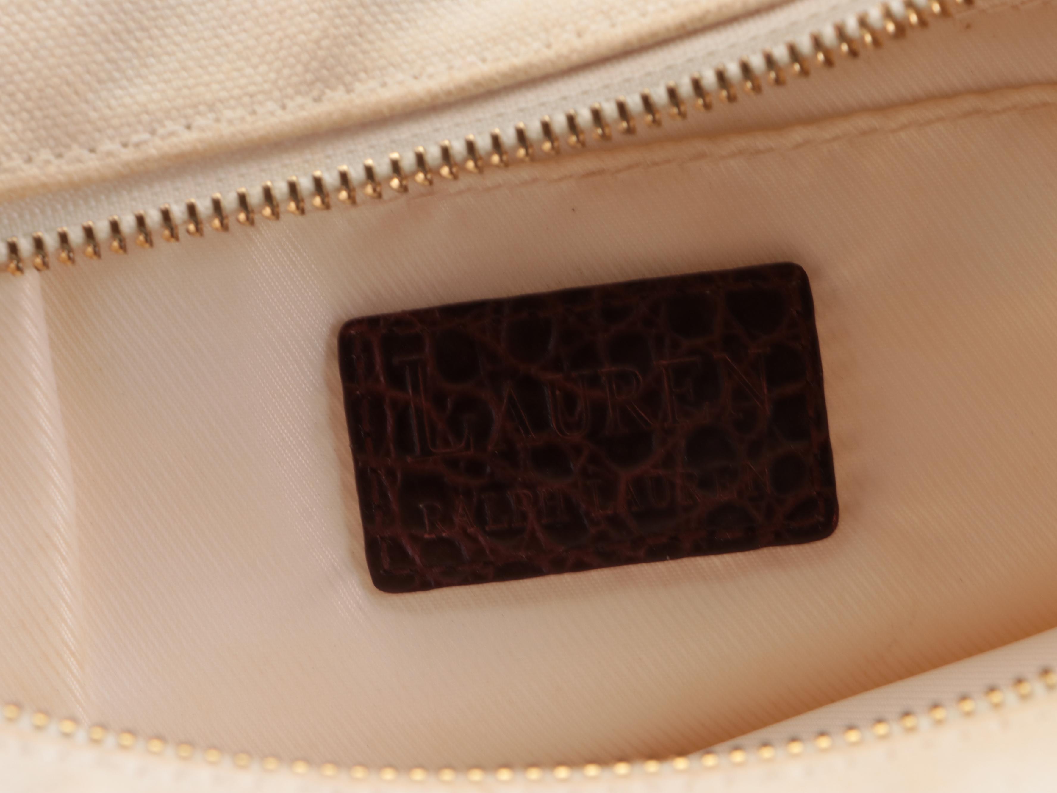 Maurizio Taiuti Croc-Embossed Tote, Ralph Lauren Shoulder Bag, Snakeskin Clutch