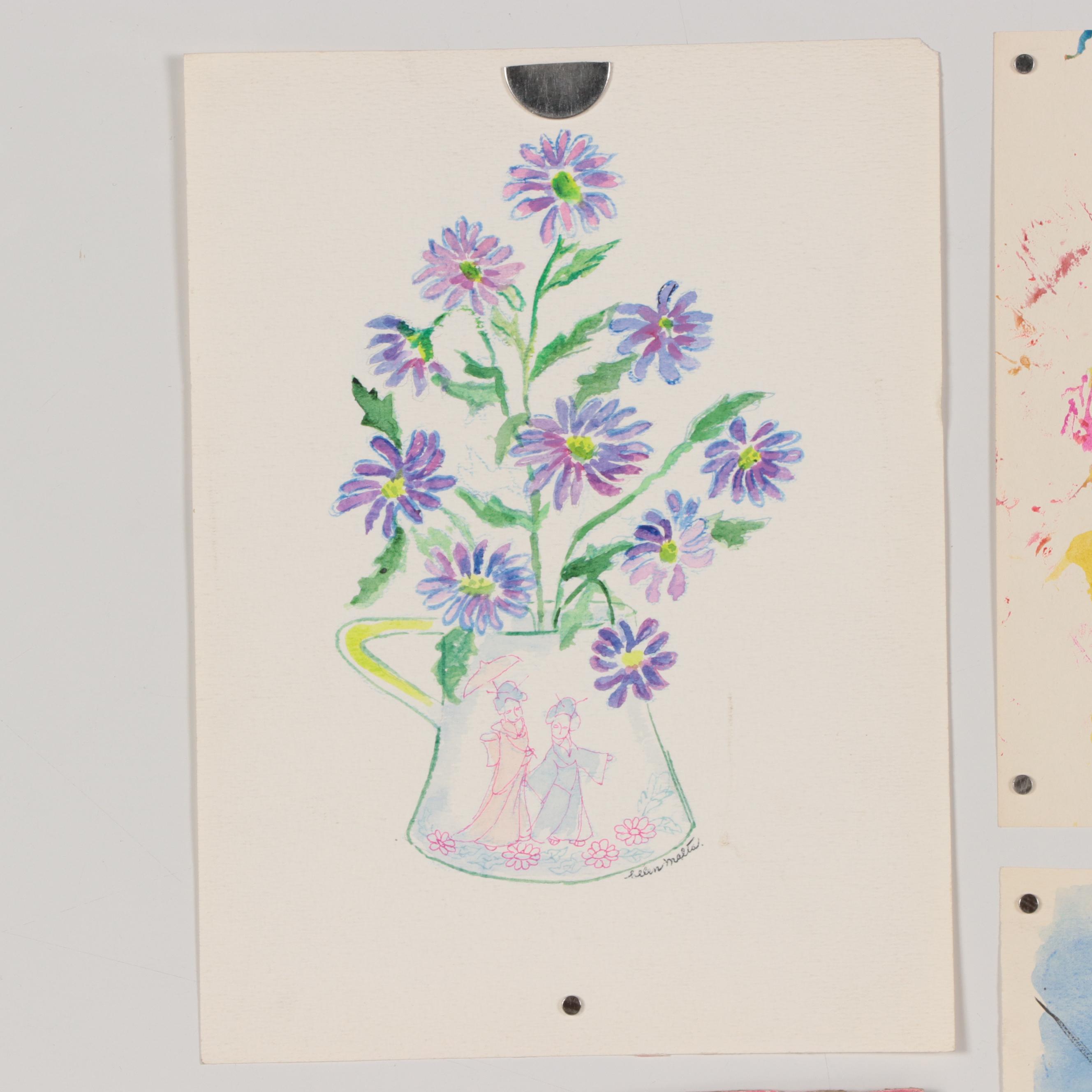 Helen Malta Watercolor Paintings