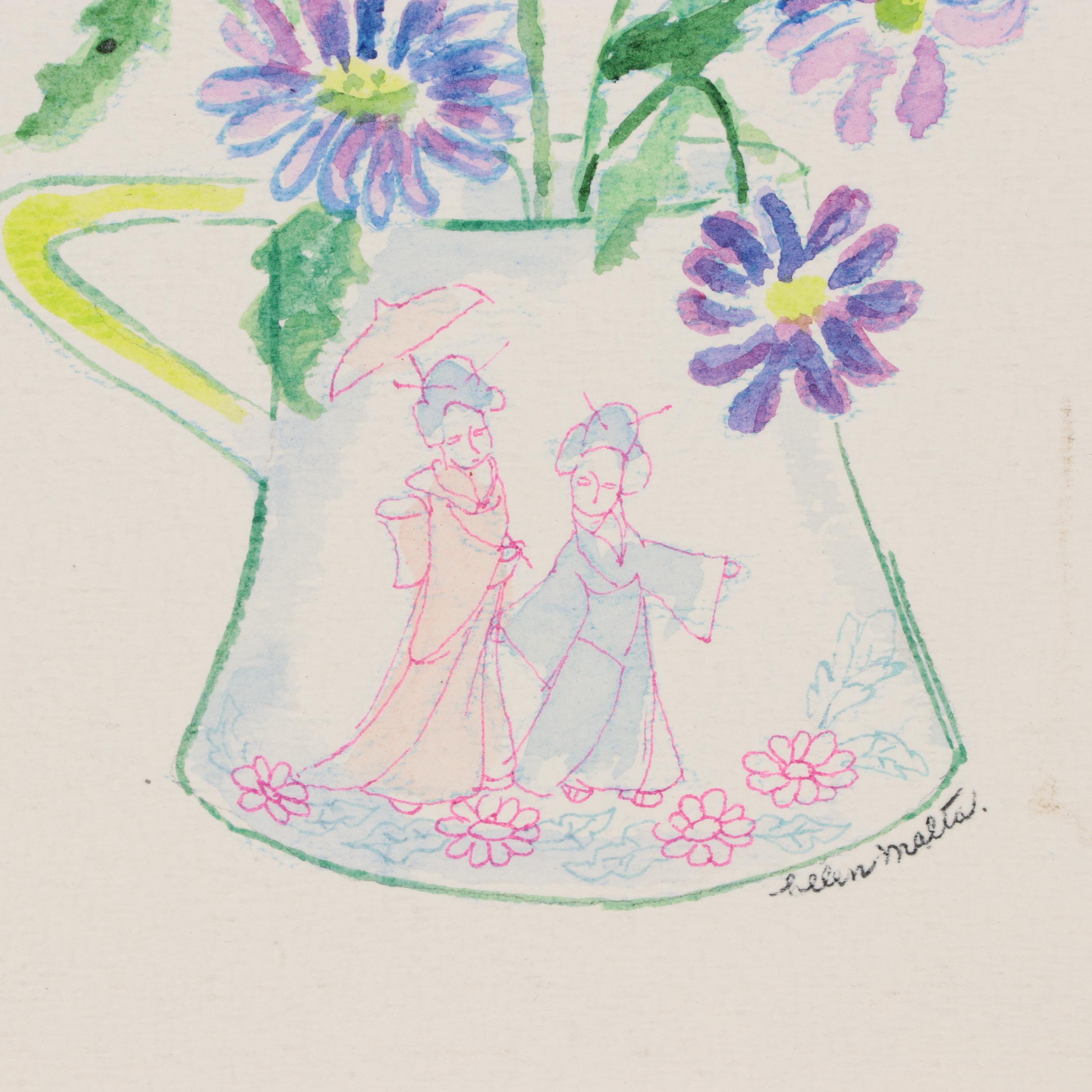 Helen Malta Watercolor Paintings