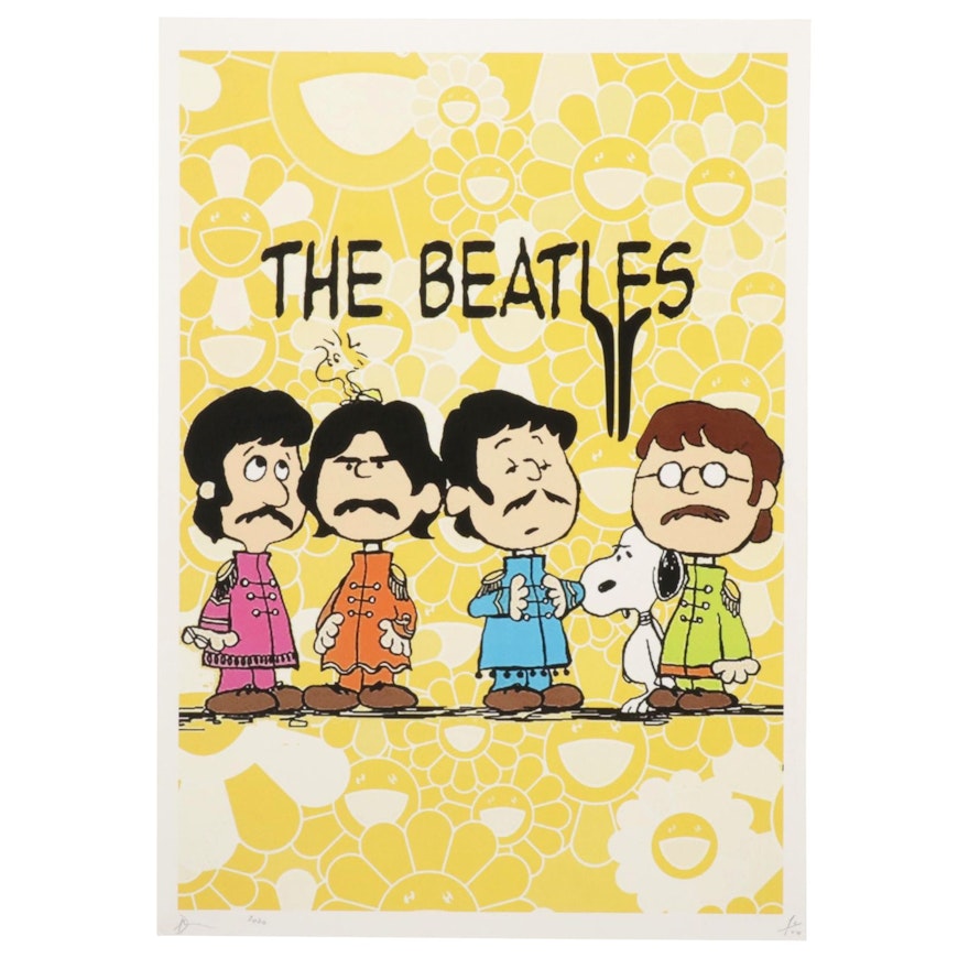 Death NYC Pop Art Graphic Print "Snoop Beatles Y," 2020