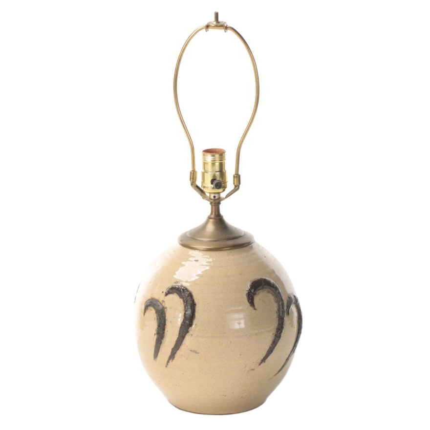 Chinese Cizhou-ware Style Ceramic Table Lamp