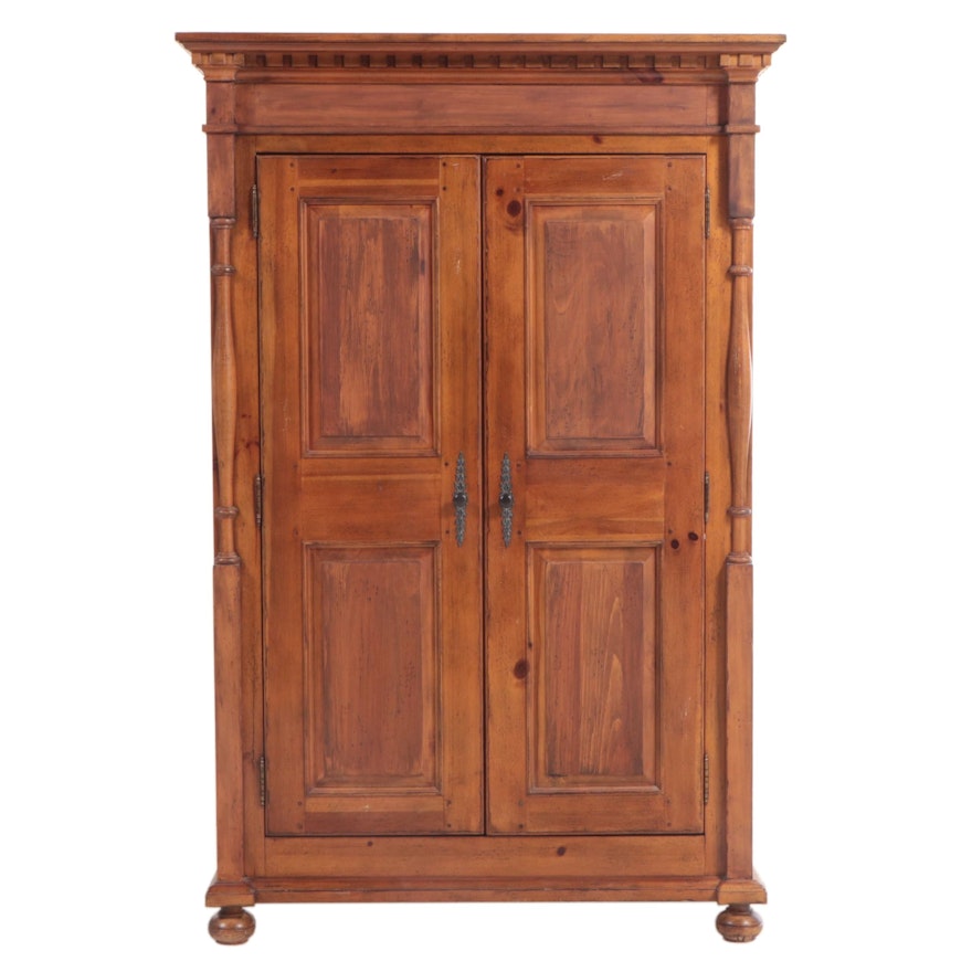 Drexel-Heritage "Pinehurst" French Provincial Style Pine Armoire