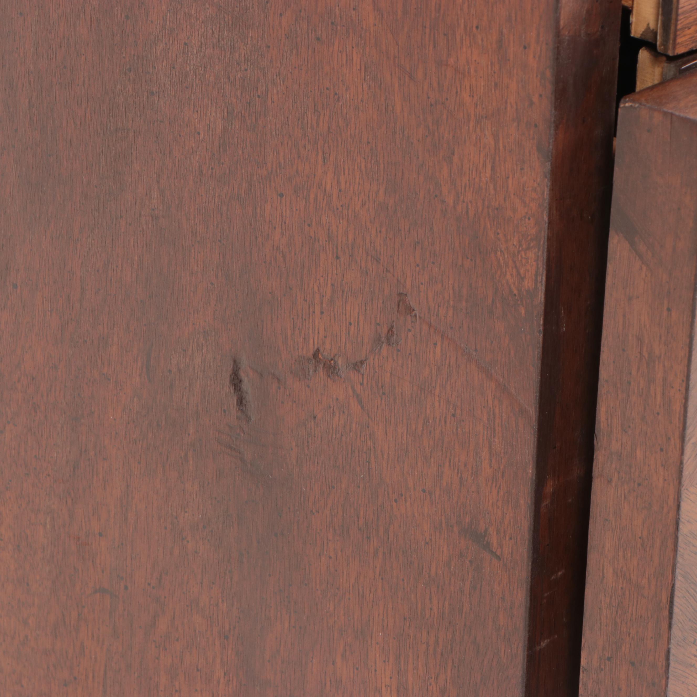 Lane "Staccato" Brutalist Style Walnut Five-Drawer Chest, 1970s