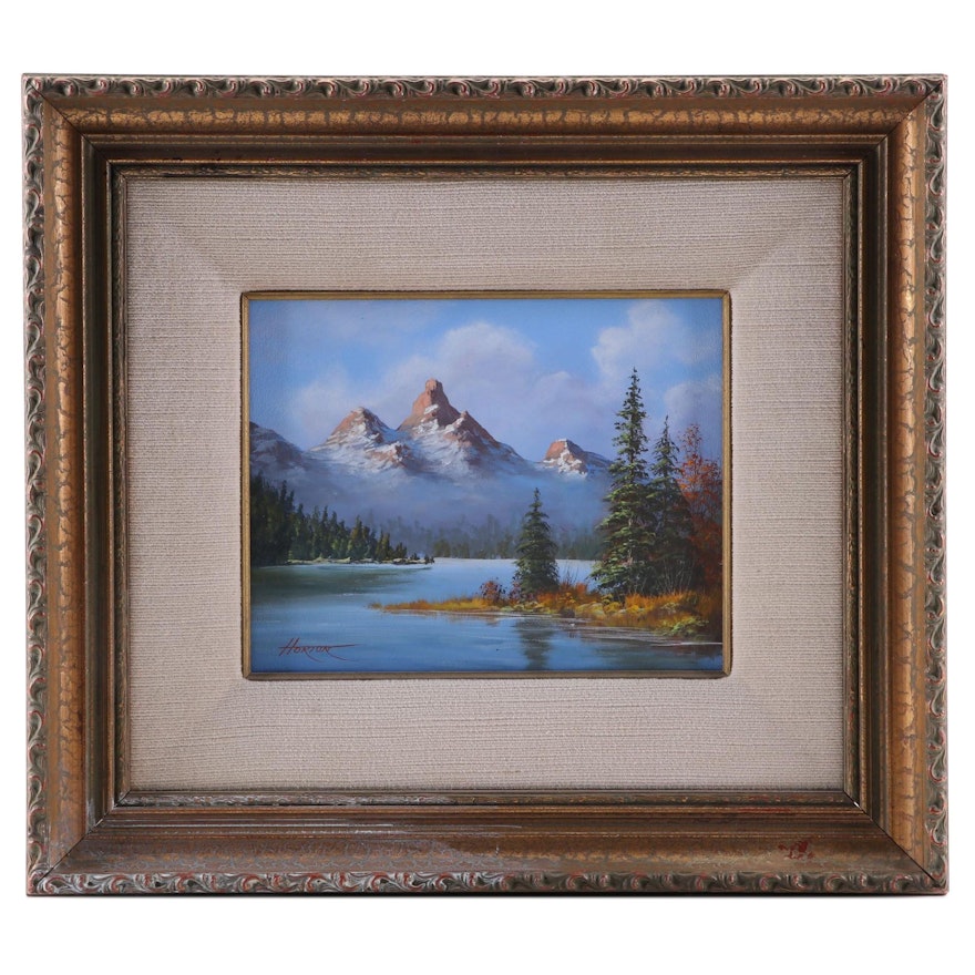 Mountain Landscape Oil Painting