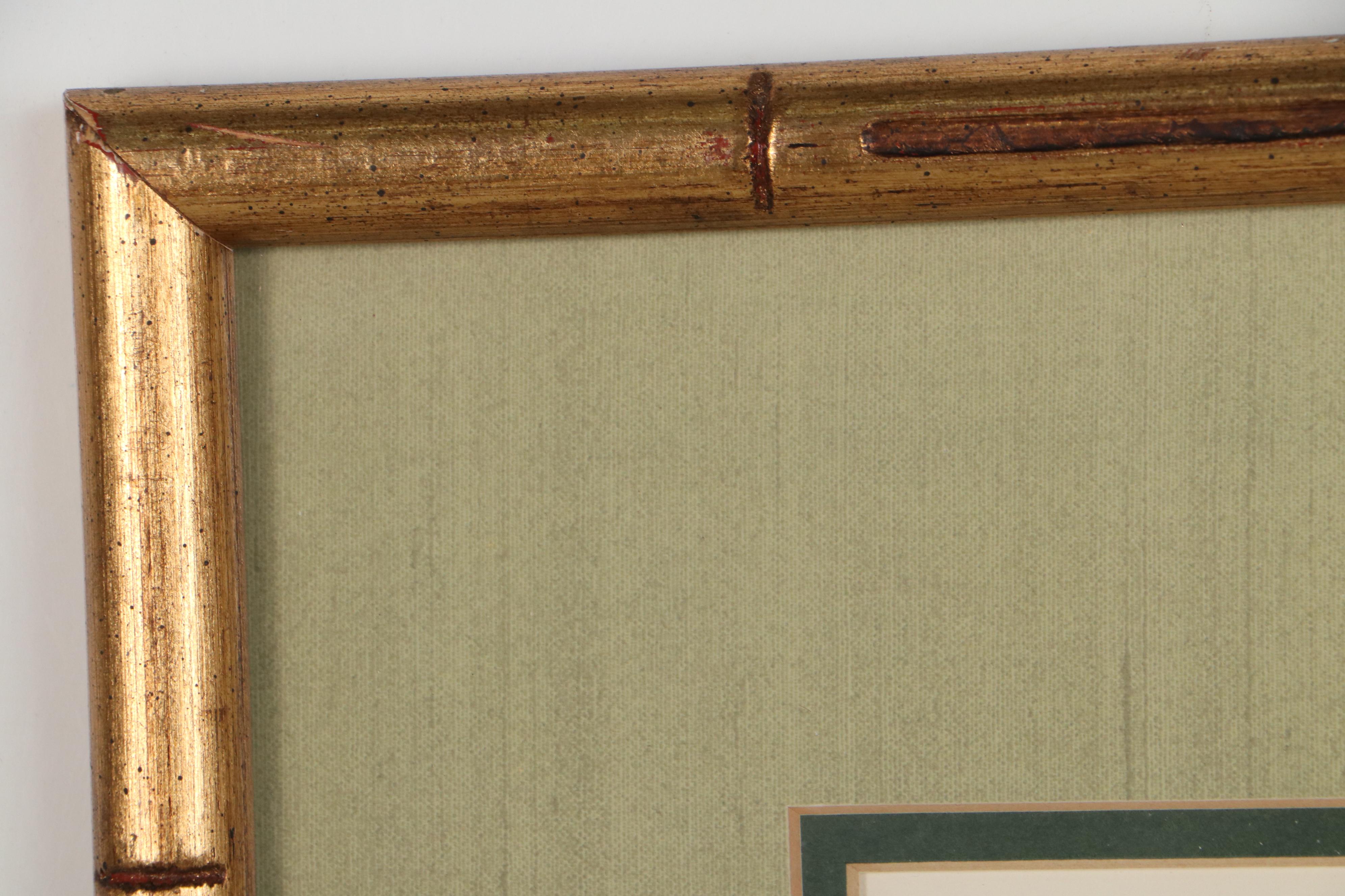 John Ruthven Offset Lithograph "Ruby-Throated Hummingbird," Late 20th Century