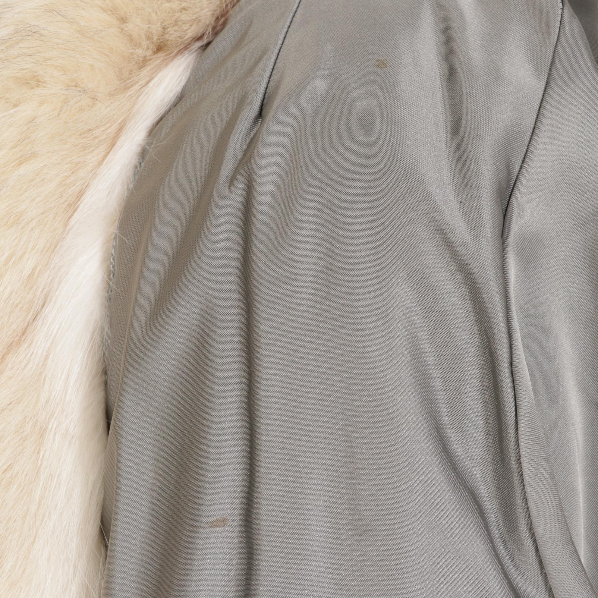 Blue Fox Fur Full-Length Coat from Furs By Yianni