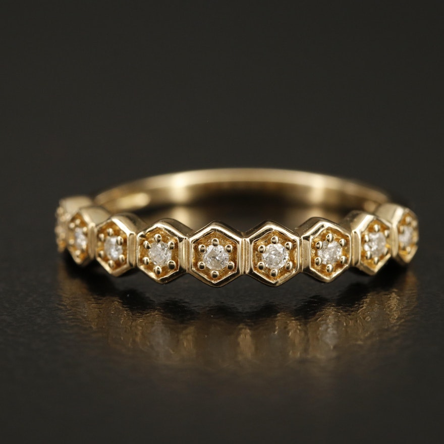 10K 0.12 CTW Diamond Ring