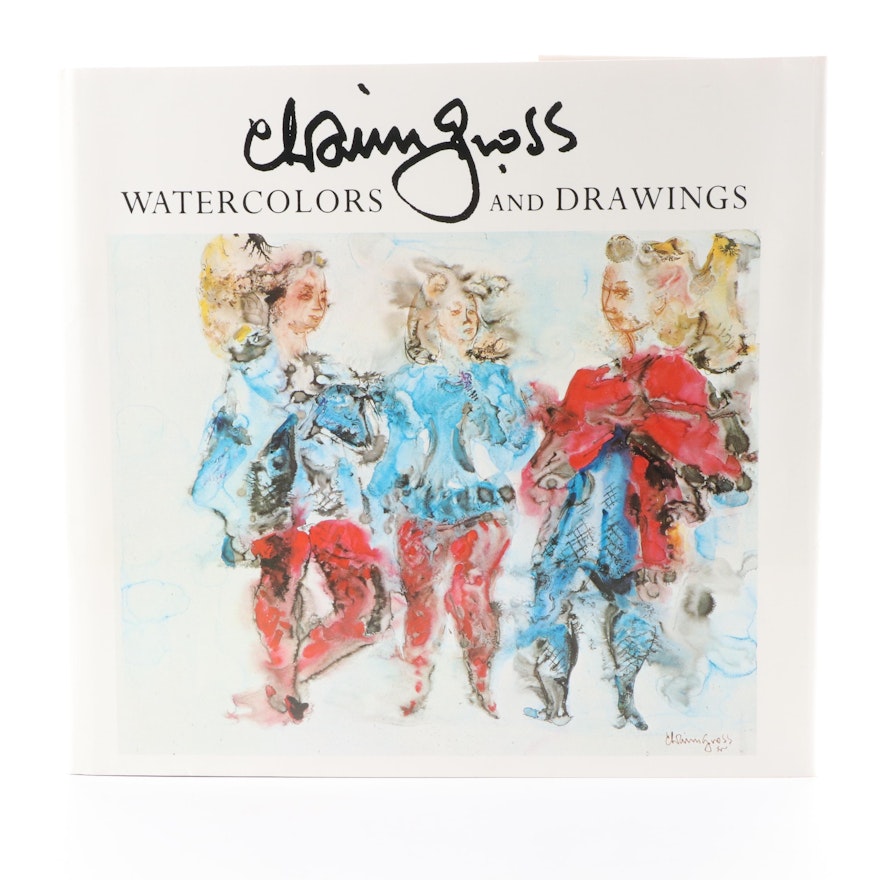 Signed "Chaim Gross: Watercolors and Drawings" by Alfred Werner, 1979