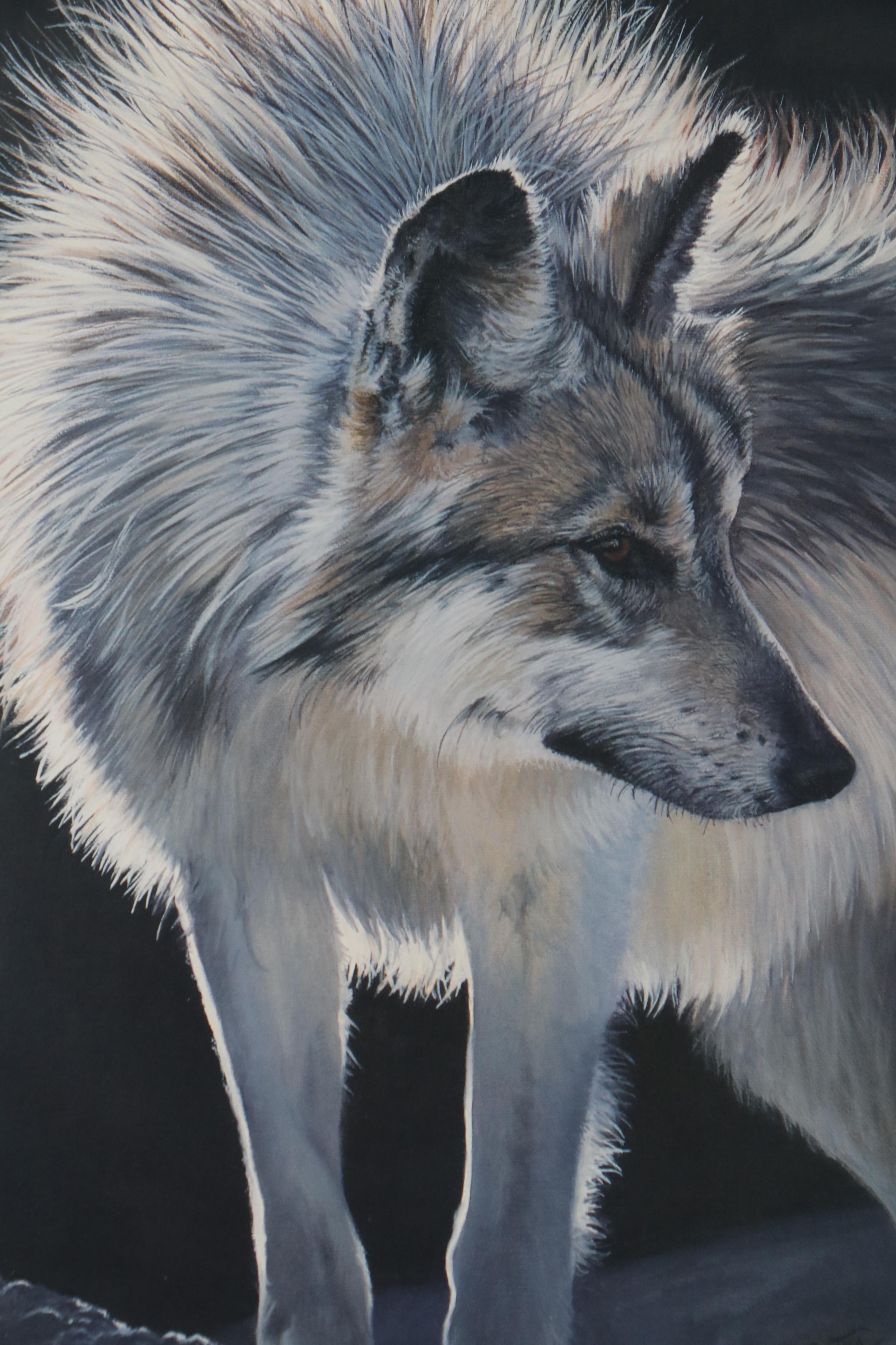 Donna Gates King Offset Lithograph "Last Light," Late 20th Century