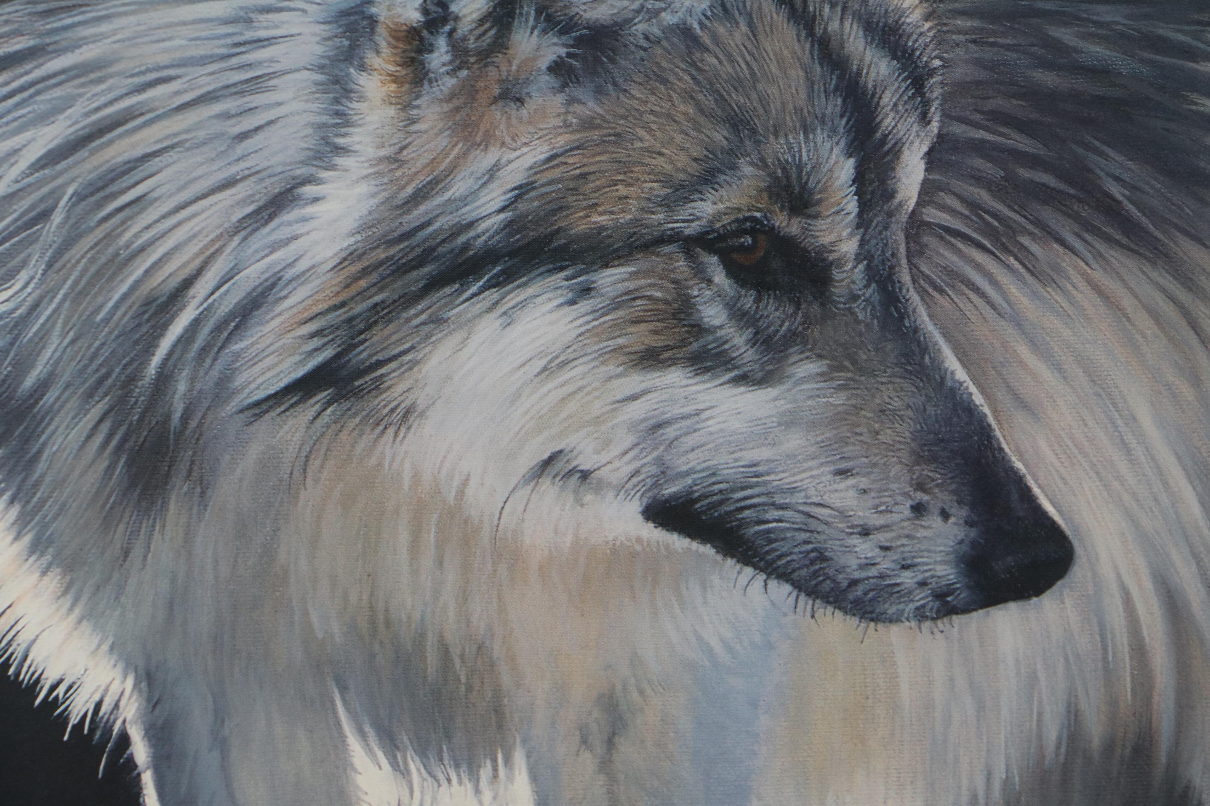 Donna Gates King Offset Lithograph "Last Light," Late 20th Century