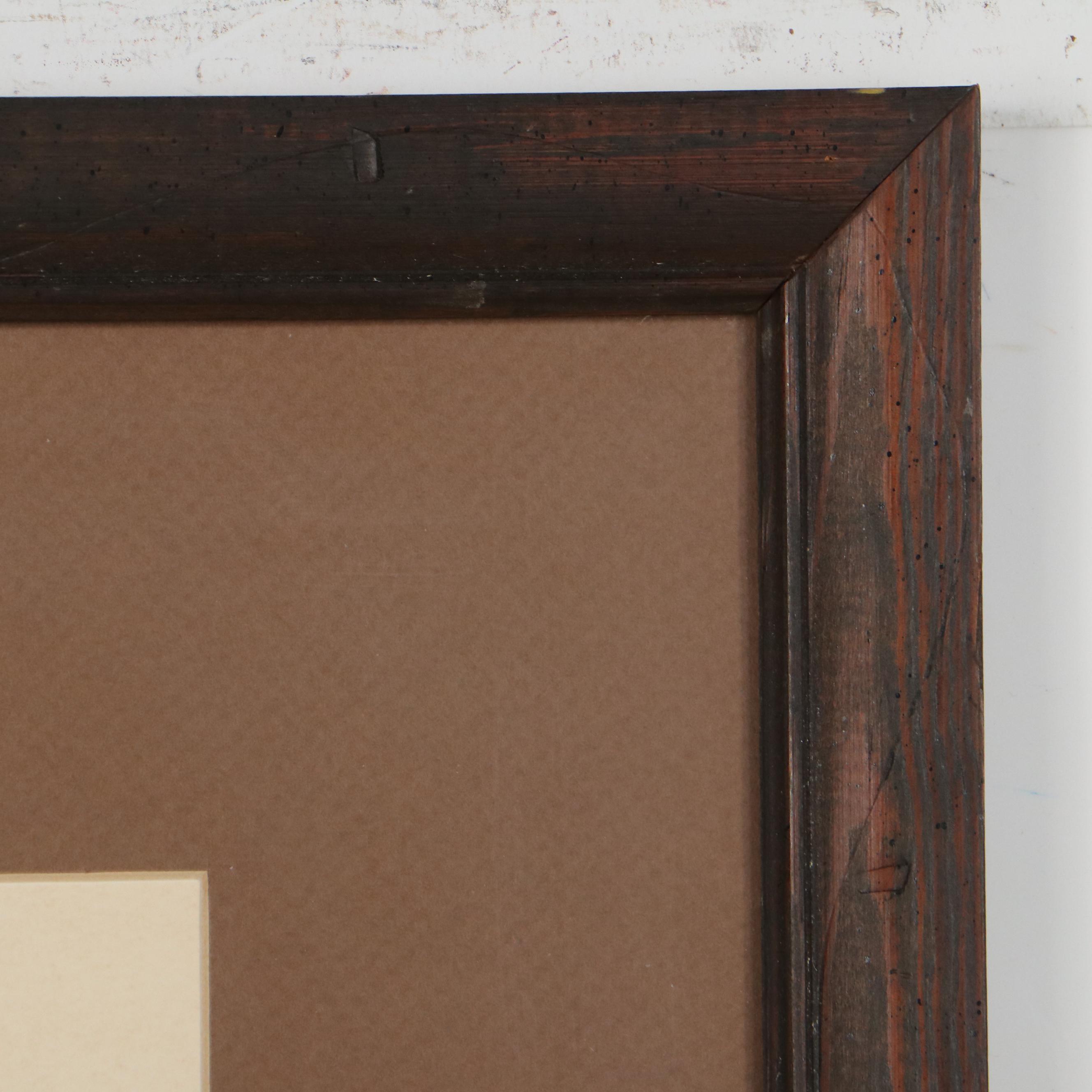 Rance Hood Offset Lithograph  "War Cry," Late 20th Century