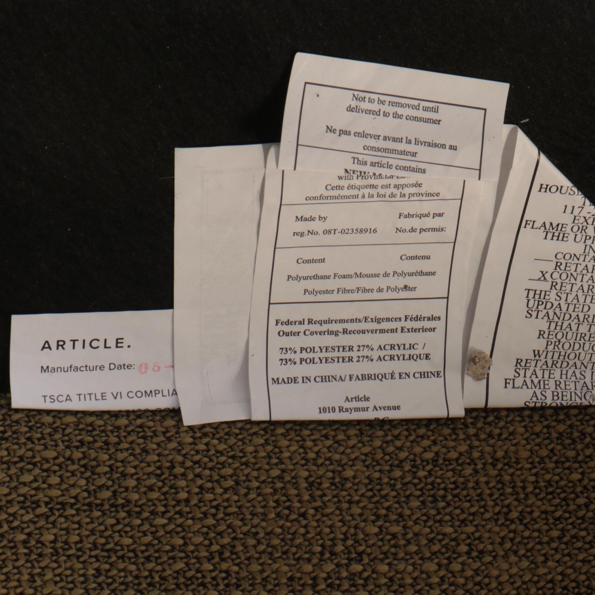 Article "Ceni" Sofa in Seagrass Green