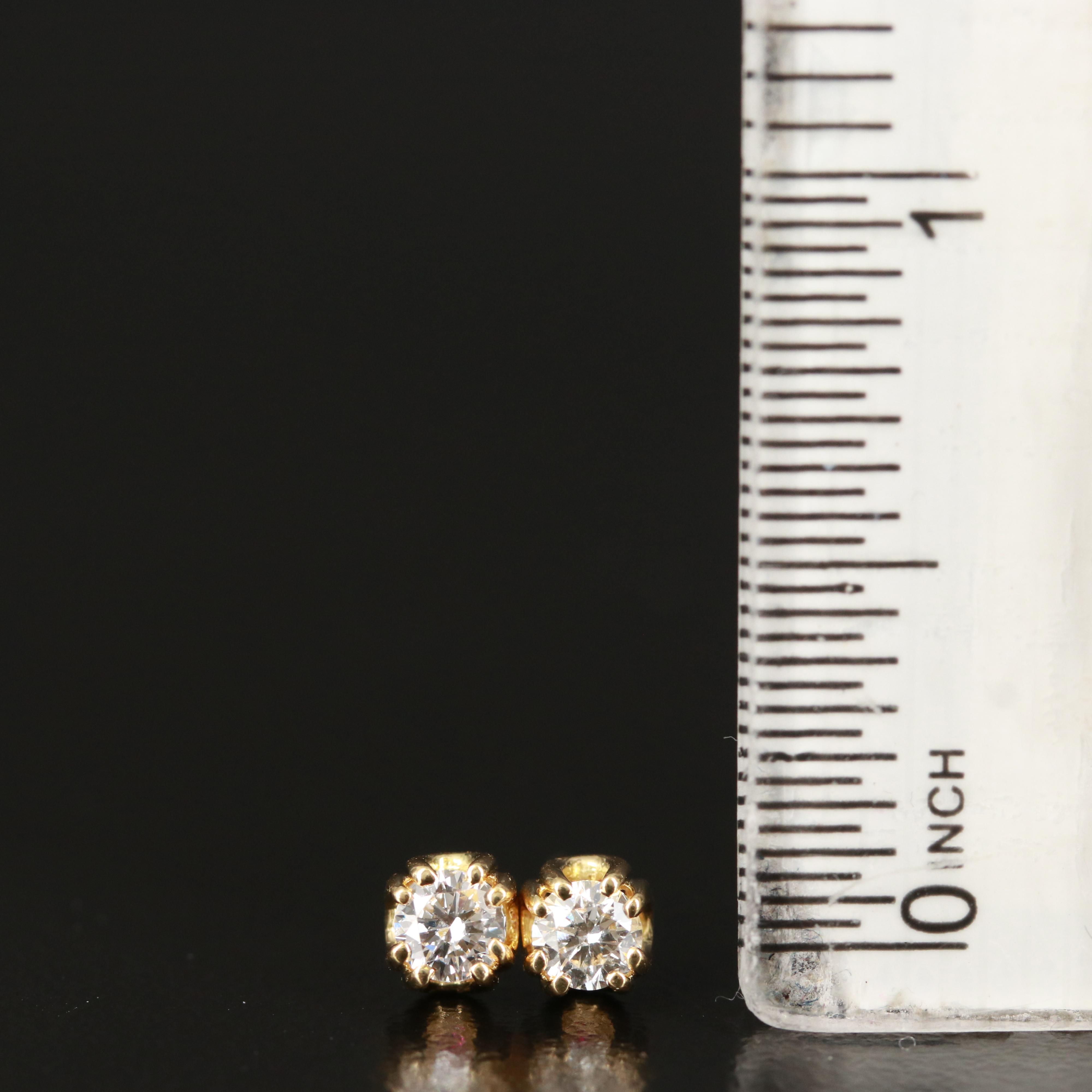 Roberto Coin 18K 0.34 CTW Diamond Stud Earrings
