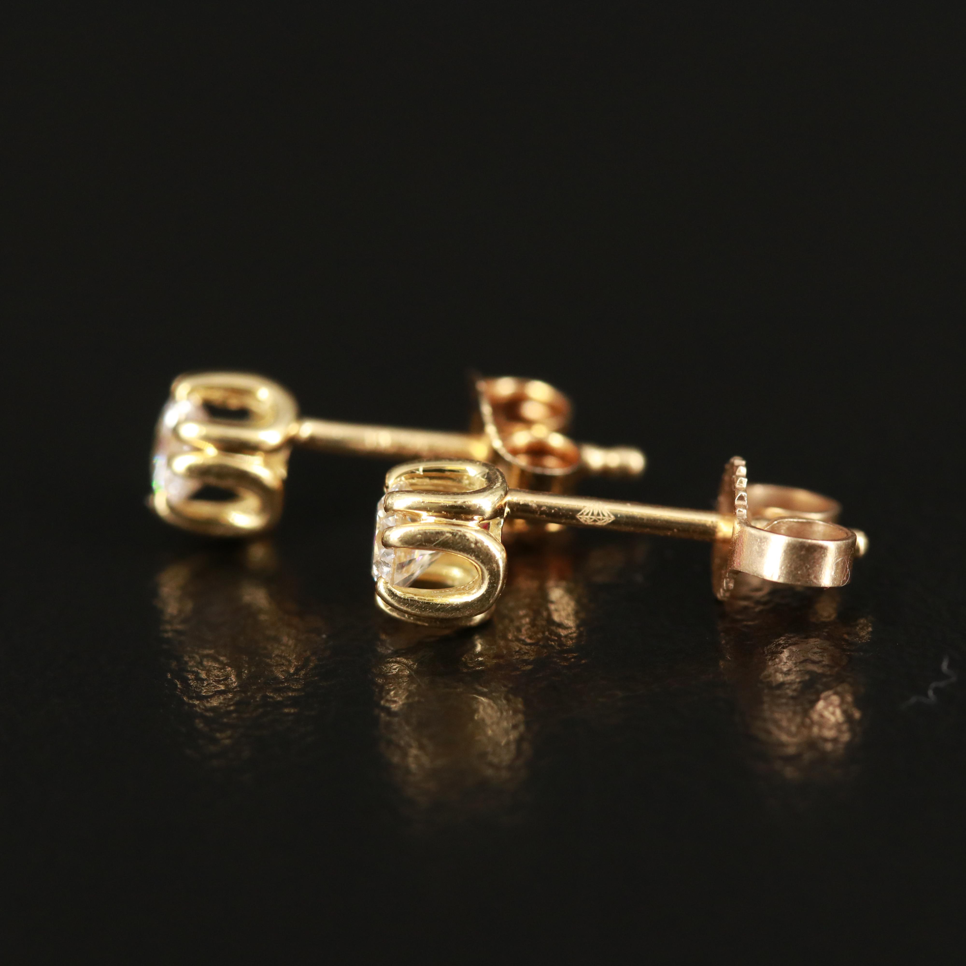 Roberto Coin 18K 0.34 CTW Diamond Stud Earrings