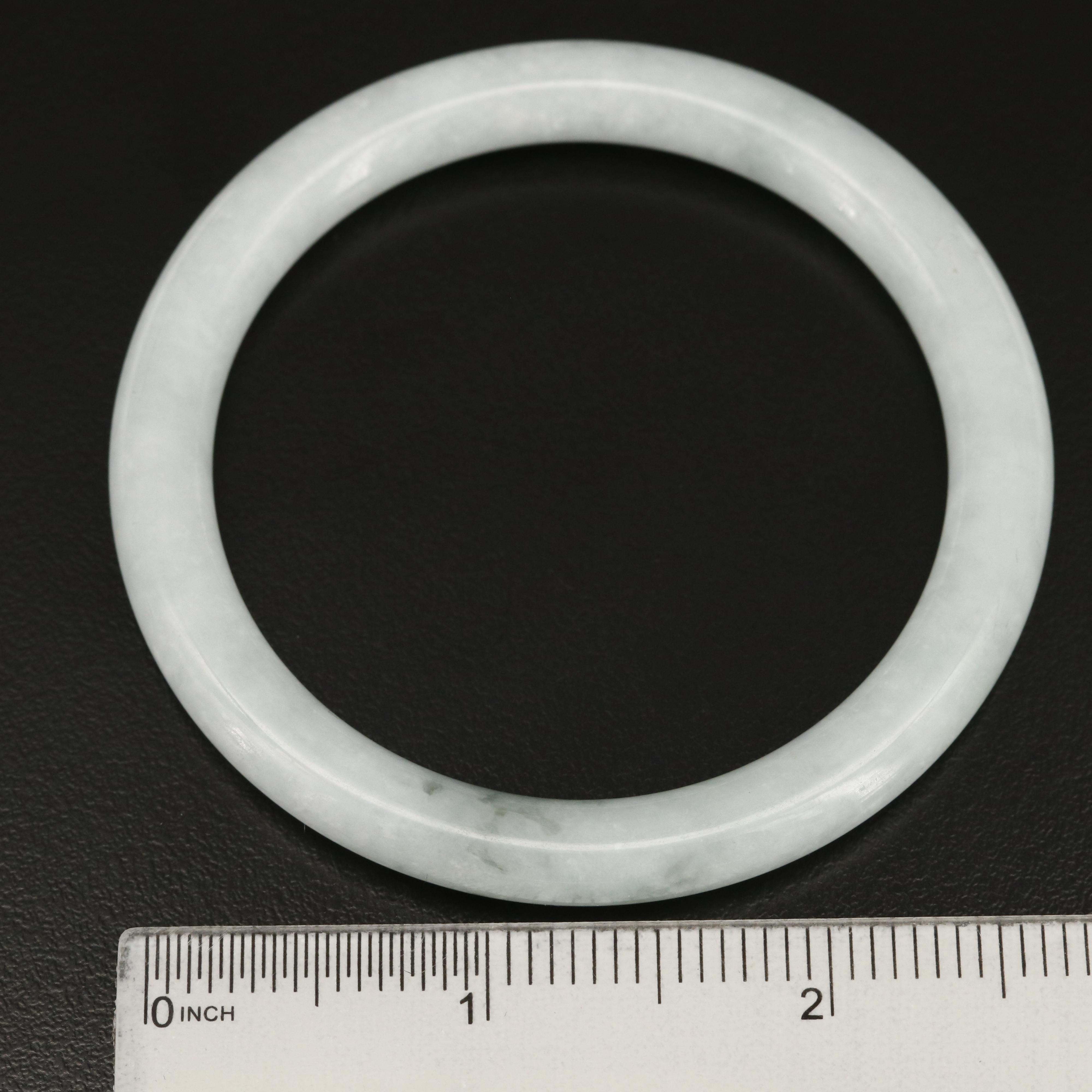 Jadeite Hololith Bangle