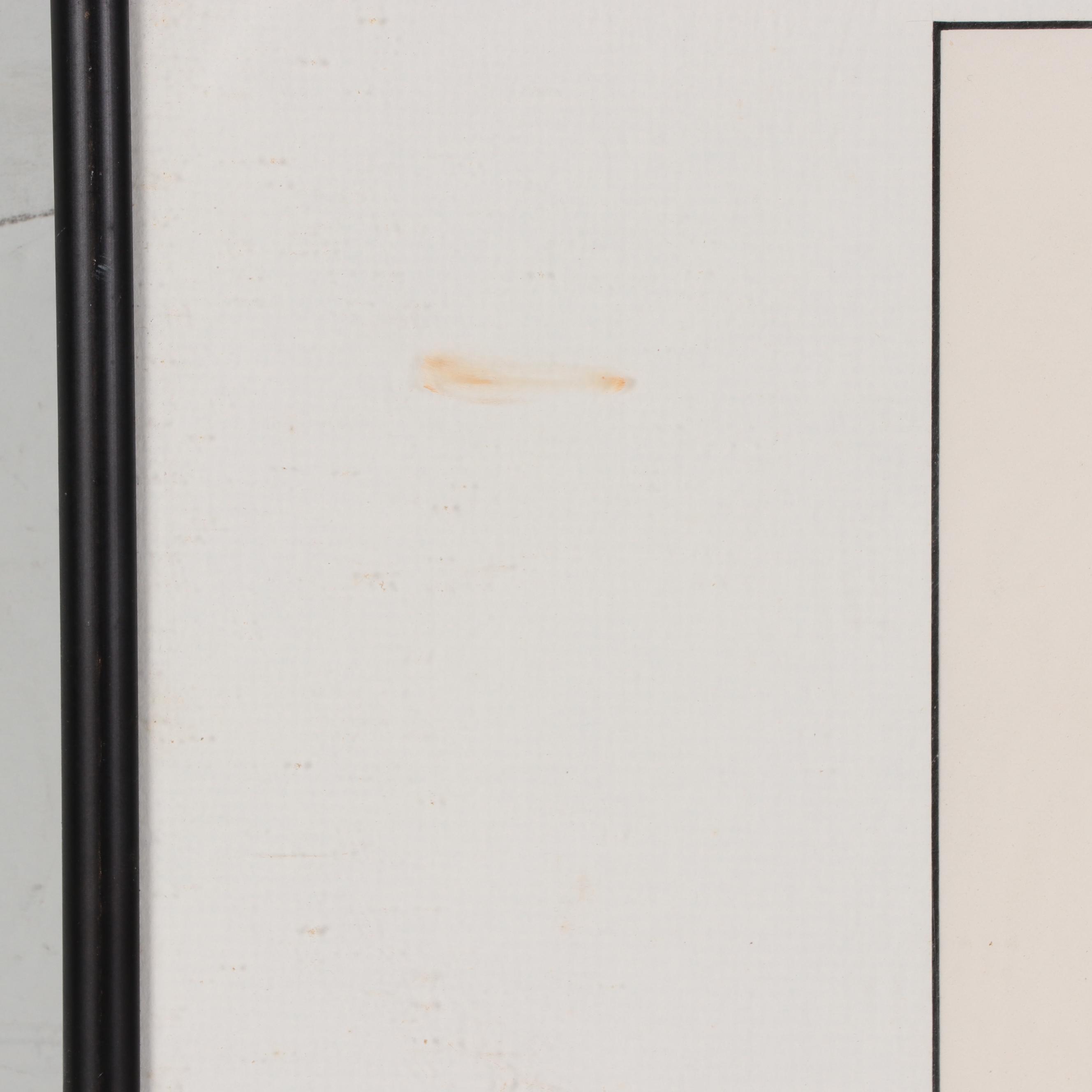 Yoko Nogami Graphite Drawing "Agony," 1992