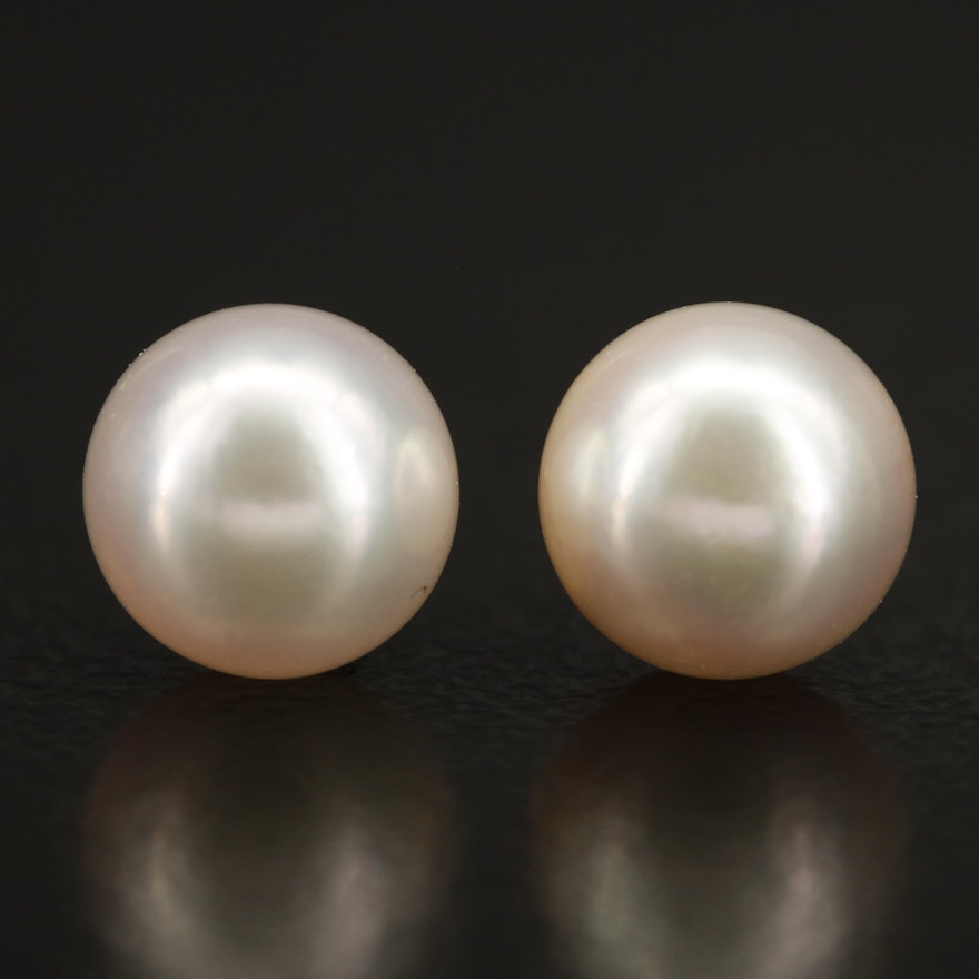 Mikimoto 18K Pearl Earrings