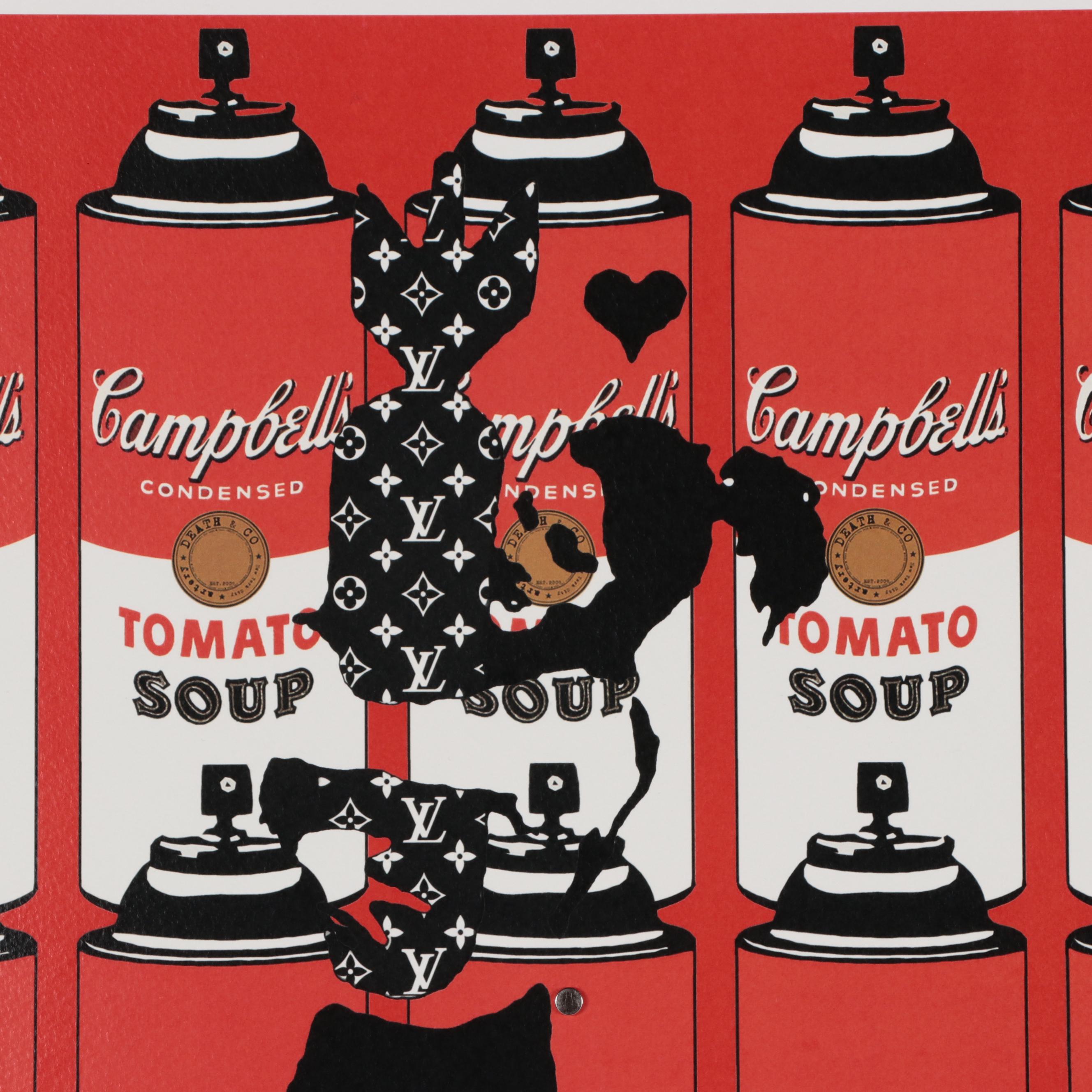 Death NYC Offset Lithograph of Campbell's Soup Spray Can, 2020