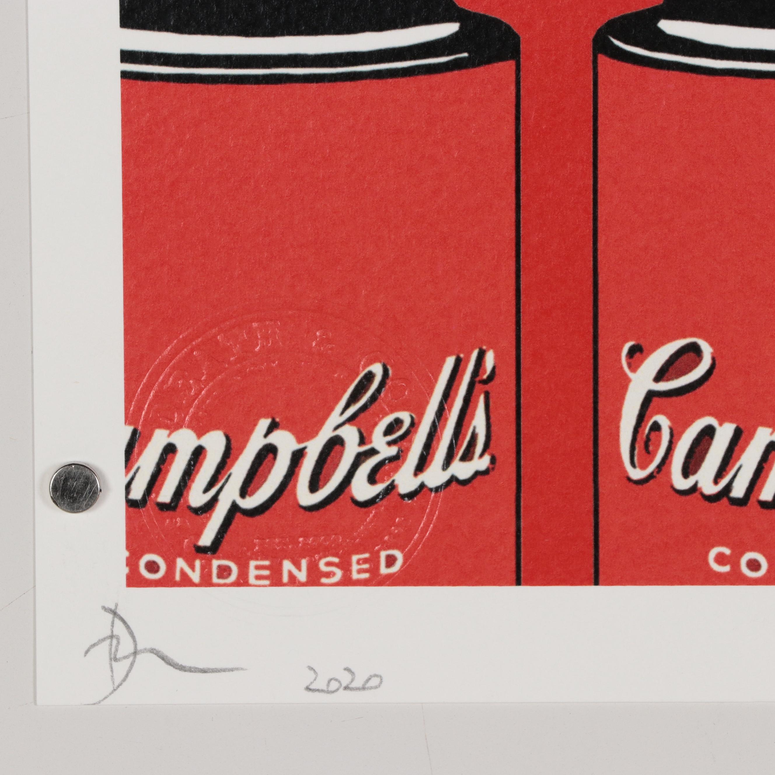 Death NYC Offset Lithograph of Campbell's Soup Spray Can, 2020