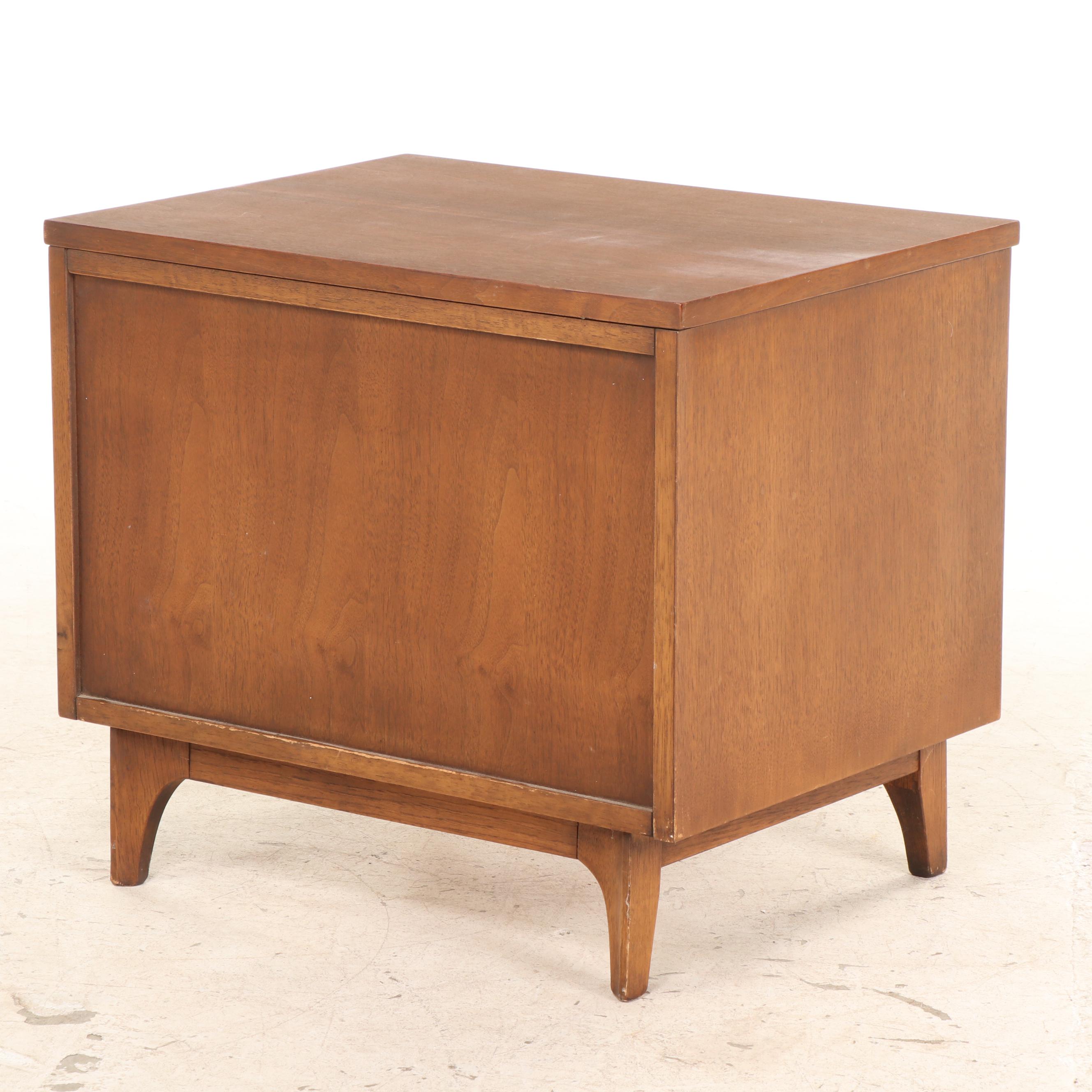 Broyhill "Brasilia" Mid Century Modern Walnut Nightstand