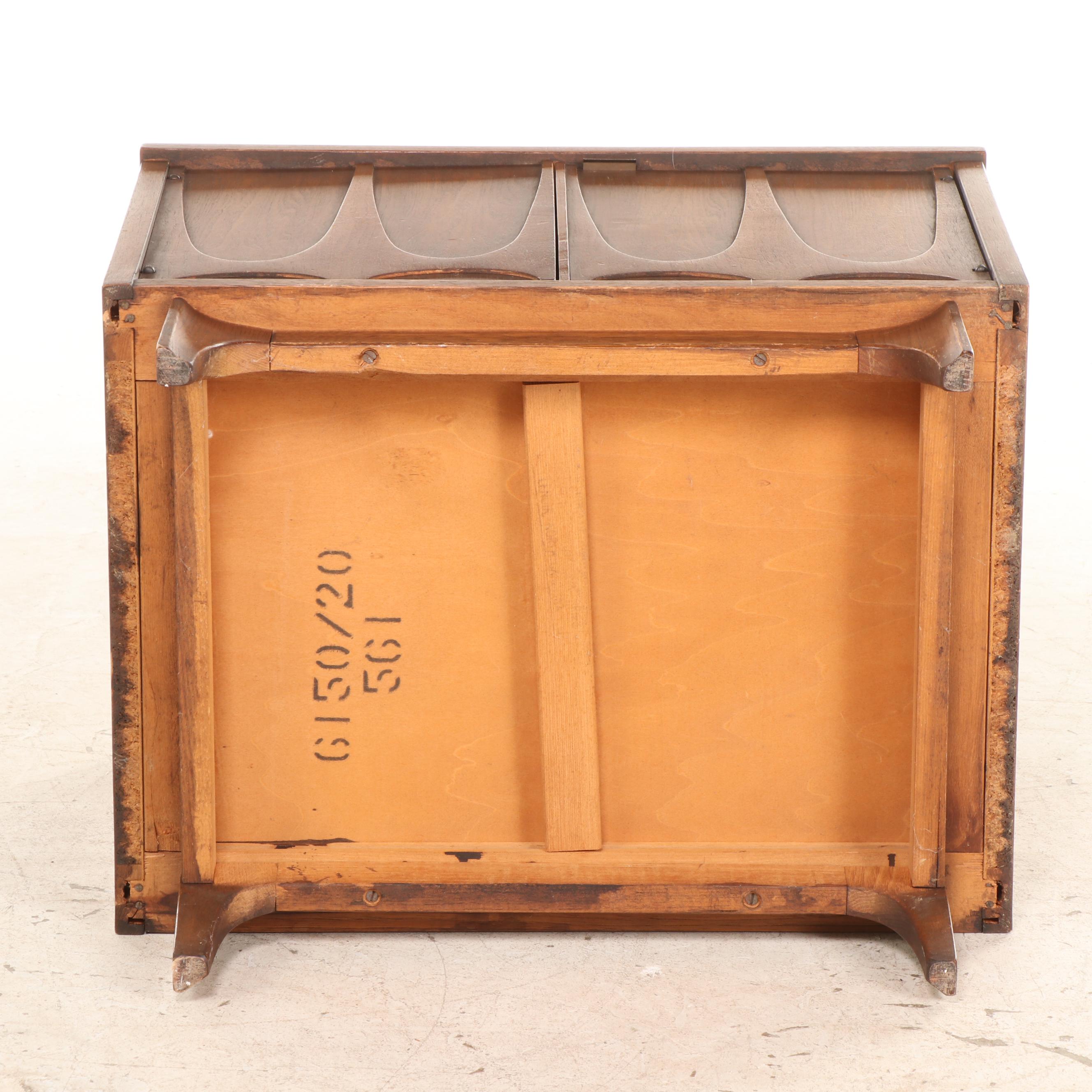 Broyhill "Brasilia" Mid Century Modern Walnut Nightstand