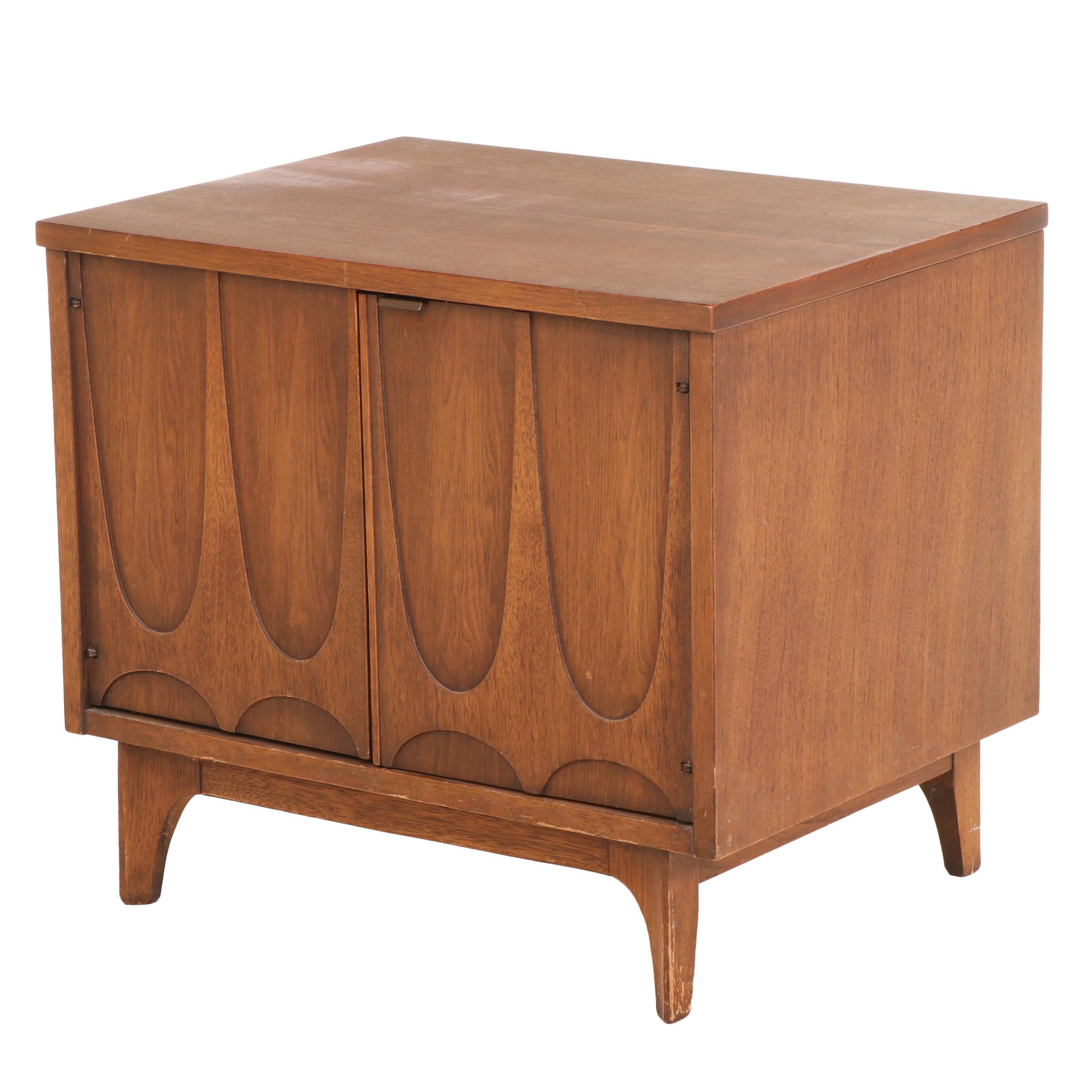 Broyhill "Brasilia" Mid Century Modern Walnut Nightstand