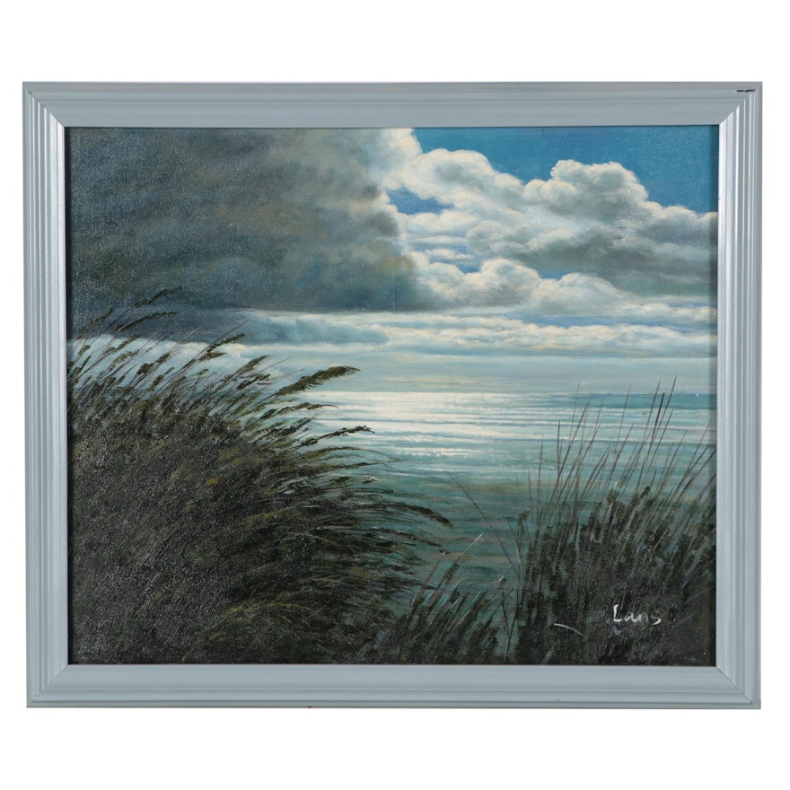 Coastal Seascape Oil Painting