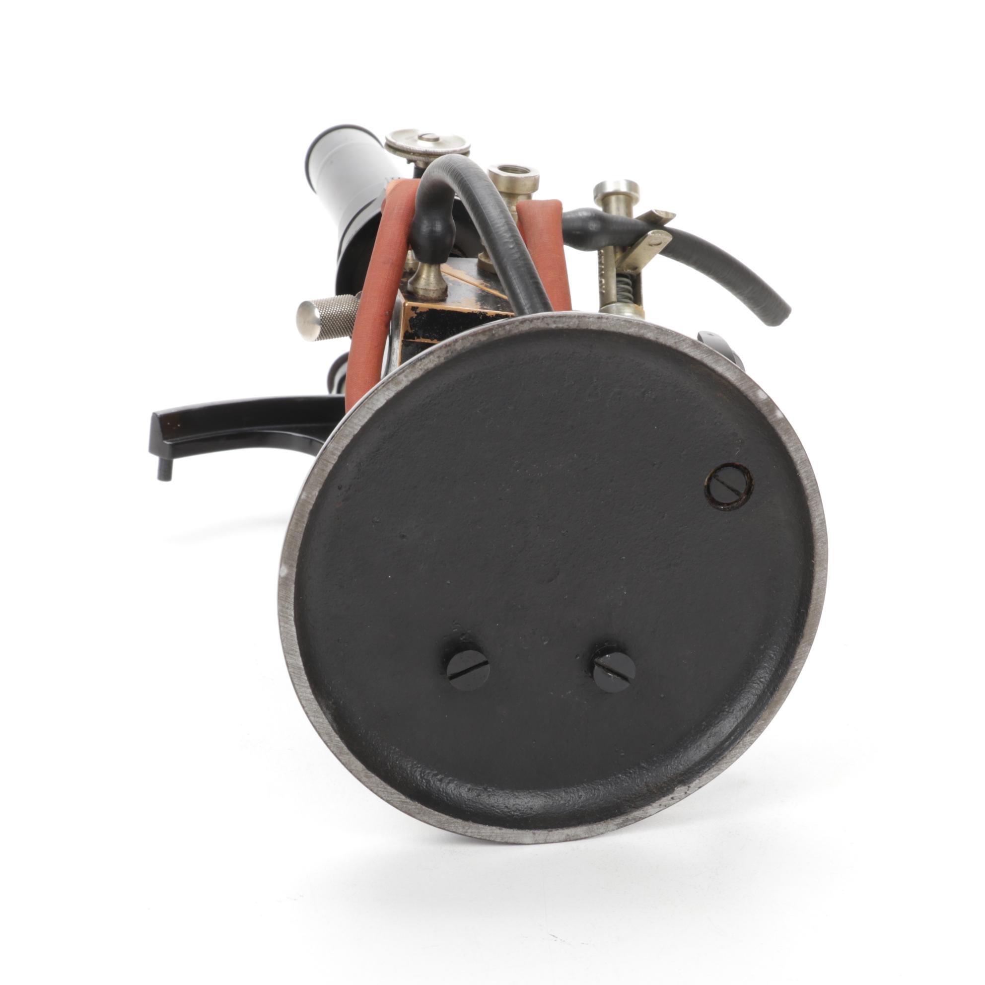 Bausch & Lomb Optical Refractometer Microscope with Wooden Case, Circa 1930s