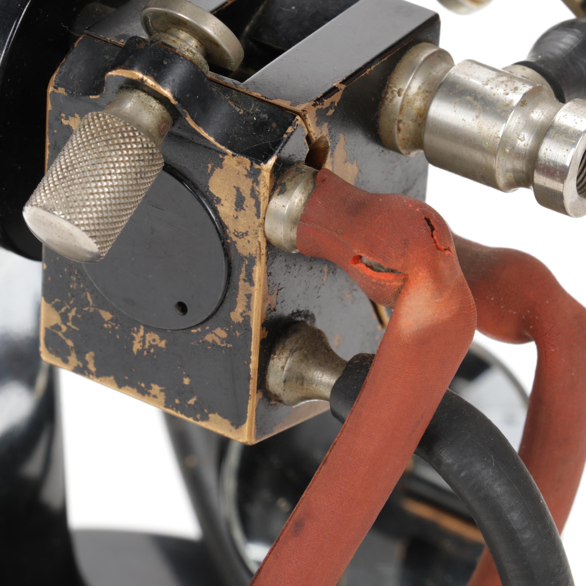 Bausch & Lomb Optical Refractometer Microscope with Wooden Case, Circa 1930s