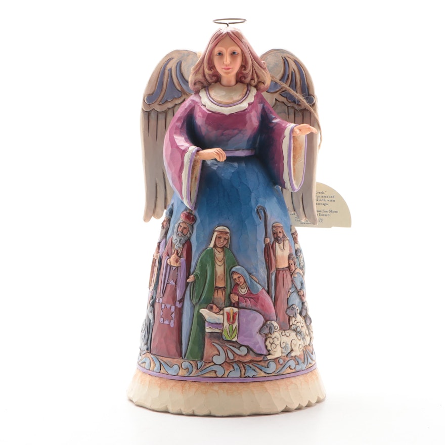 Jim Shore "The Night When Christ Was Born" Resin Figurine, 2012