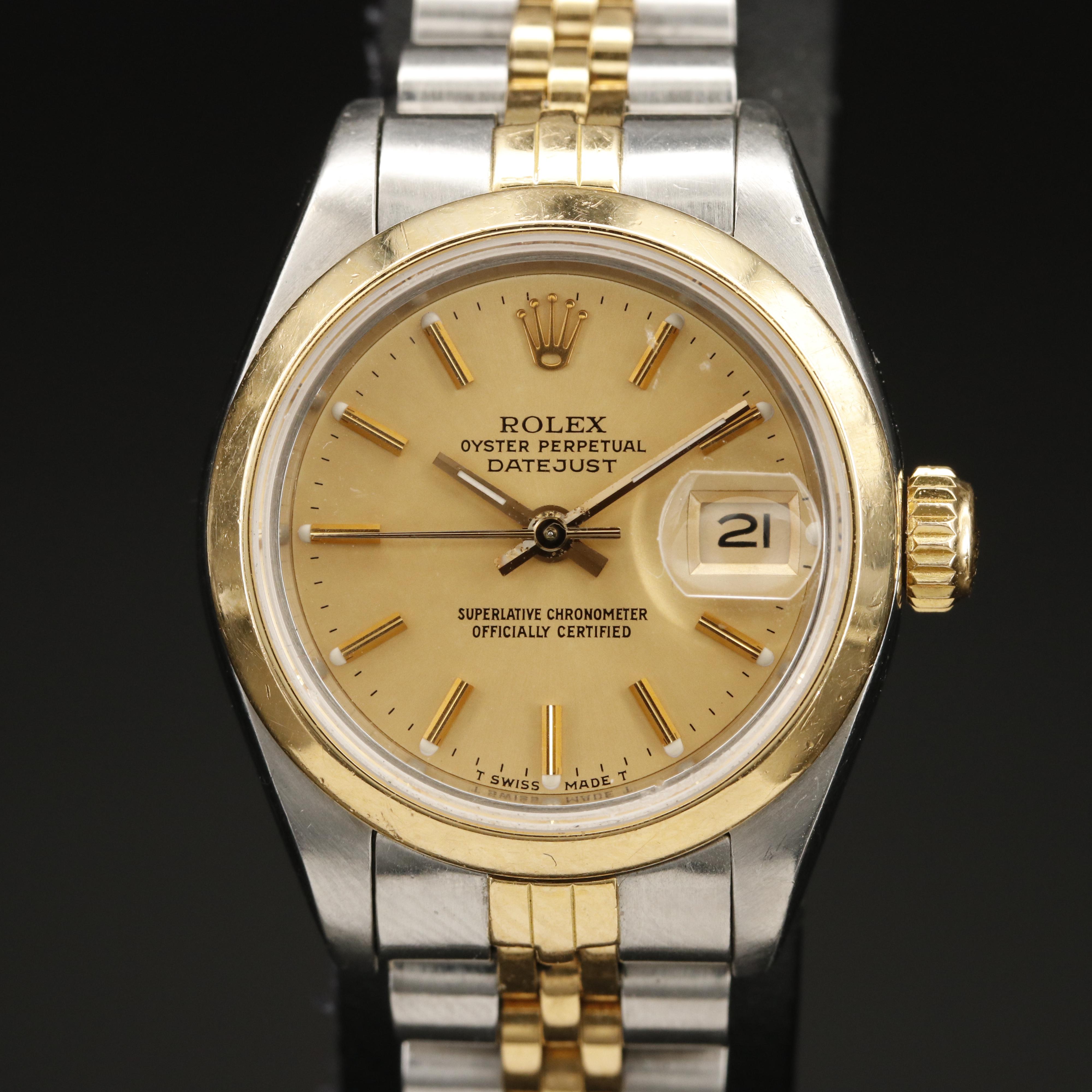 1987 Rolex Oyster Perpetual Datejust Automatic Watch