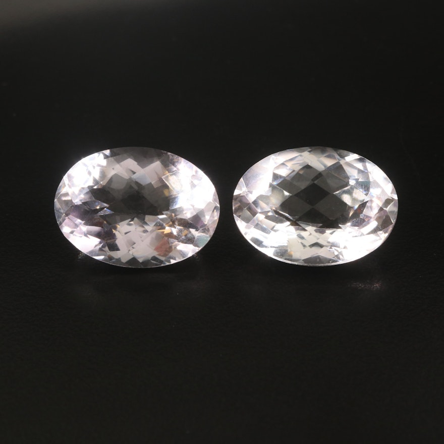 Loose 44.42 CTW Matched Pair Amethysts