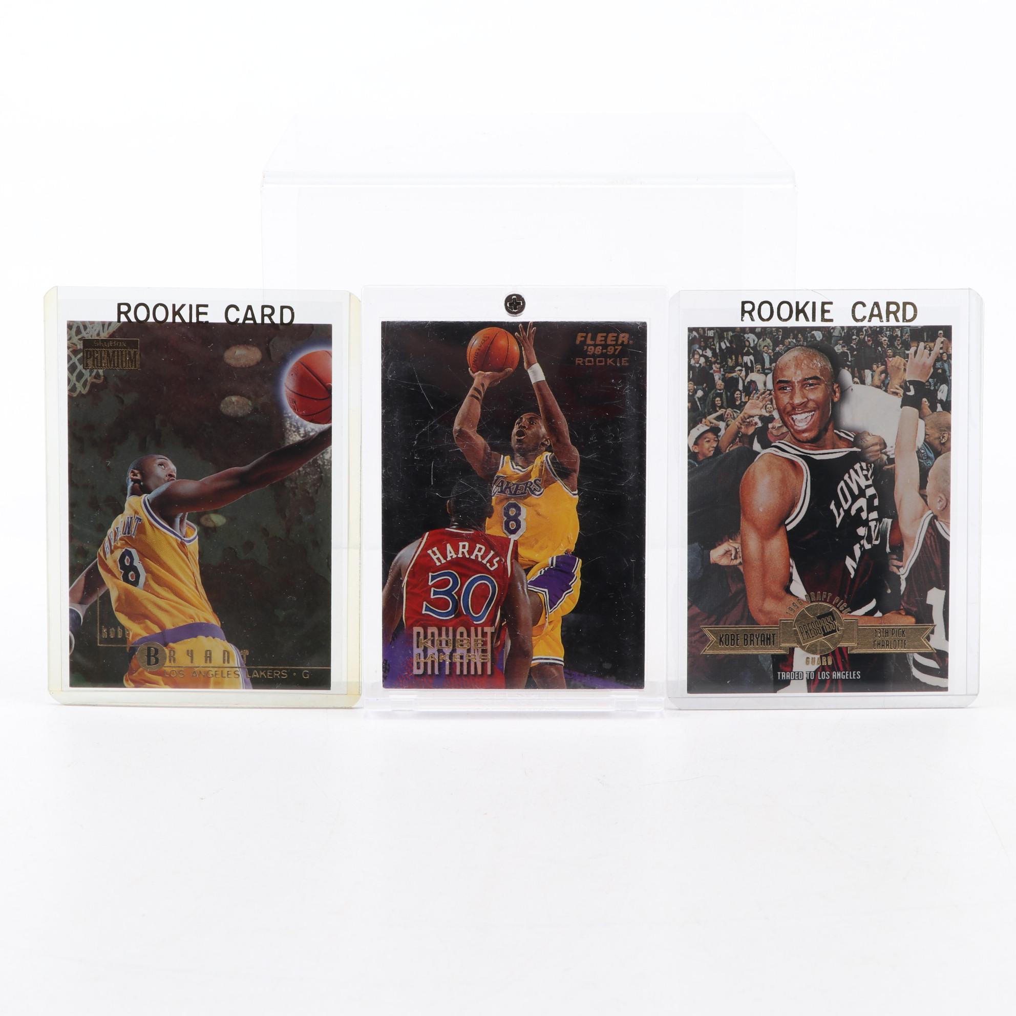 1990s-2000s NBA Basketball Cards with Rookies, Bryant, Shaq, Duncan, Wade, More