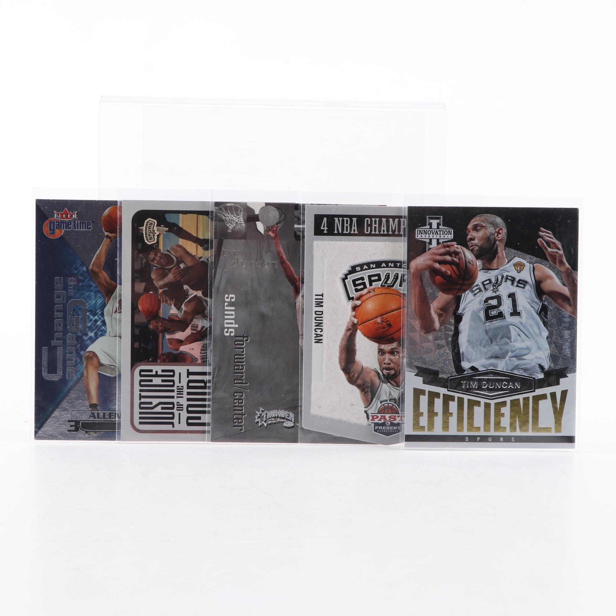 1990s-2000s NBA Basketball Cards with Rookies, Bryant, Shaq, Duncan, Wade, More