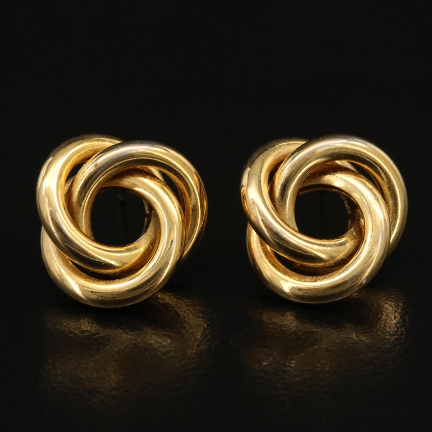 Gold-Filled Knot Earrings