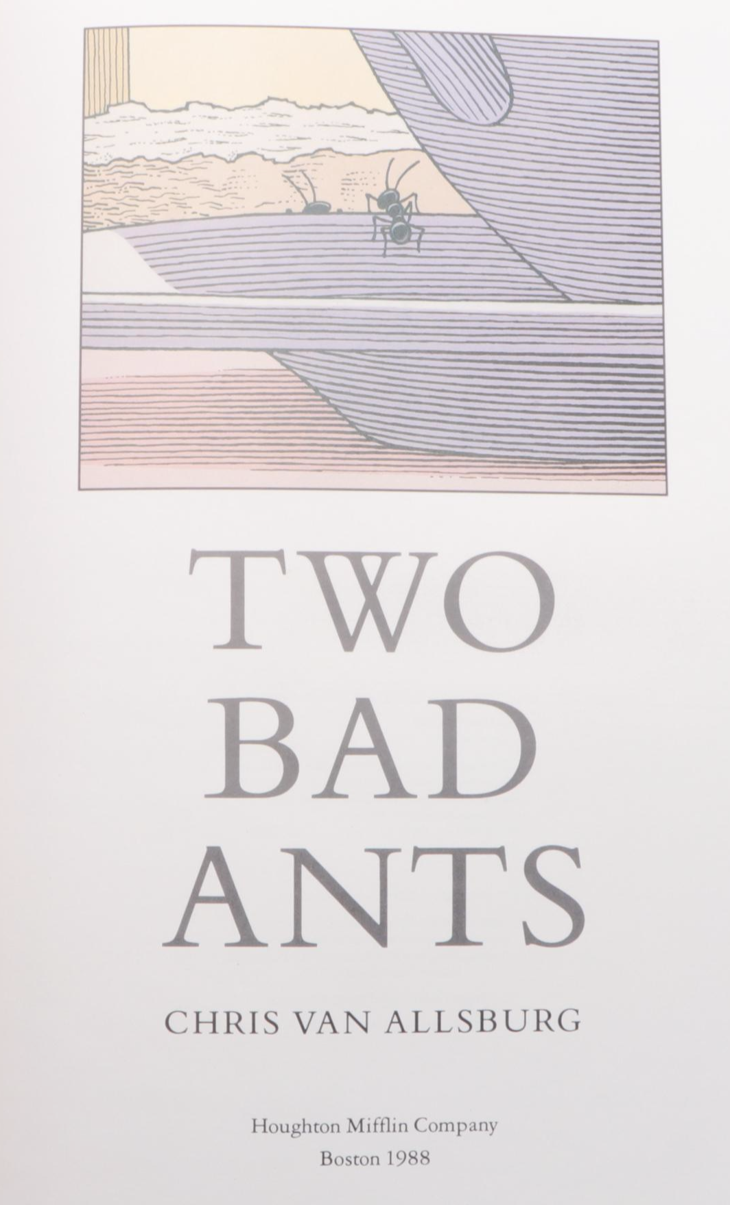 Illustrated "Two Bad Ants" and More Books by Chris Van Allsburg