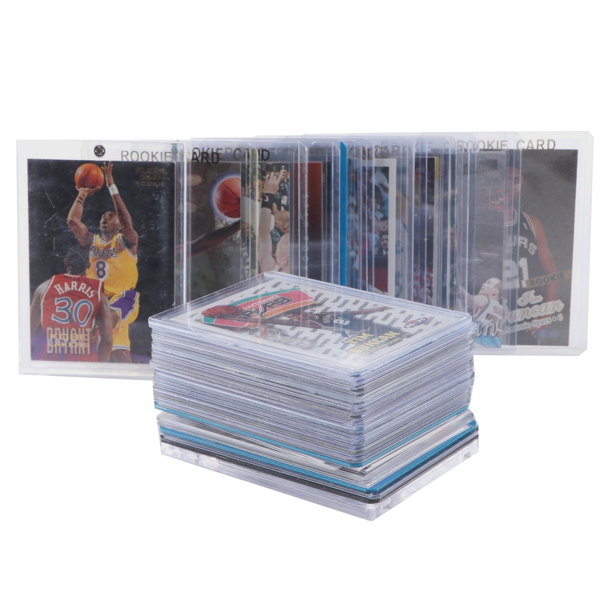 1990s-2000s NBA Basketball Cards with Rookies, Bryant, Shaq, Duncan, Wade, More