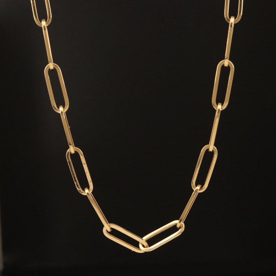 14K Oval Chain